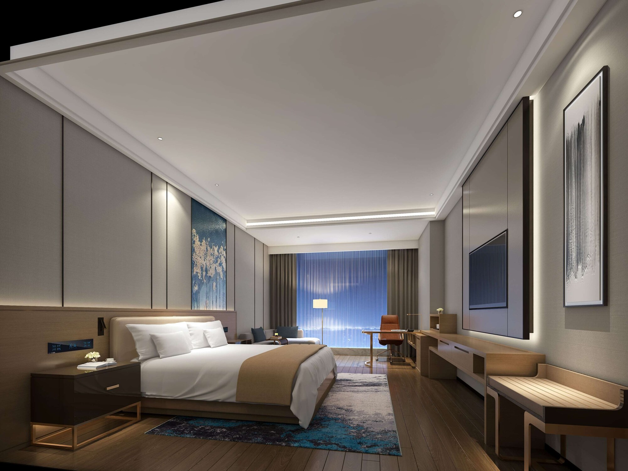 DELUXE, KING BED