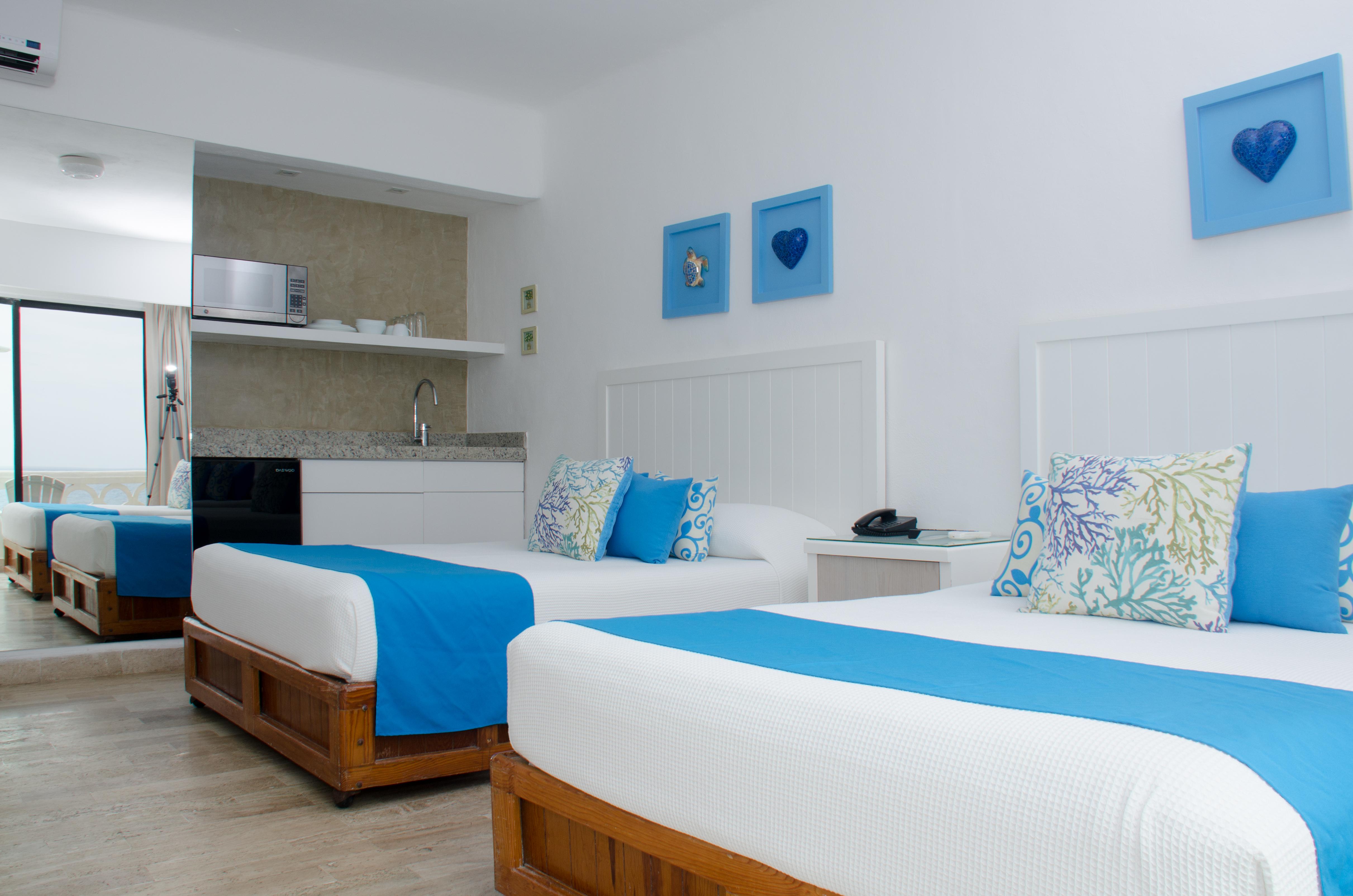 غرفة قياسية بسرير مزدوج، Bsea Cancun Plaza Hotel 2/3