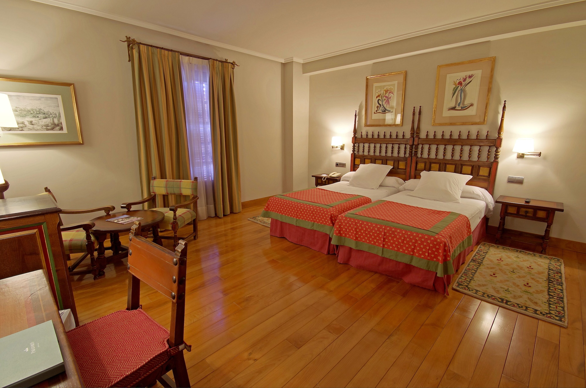غرفة قياسية بسريرين منفصلين، Parador De Calahorra 7/10