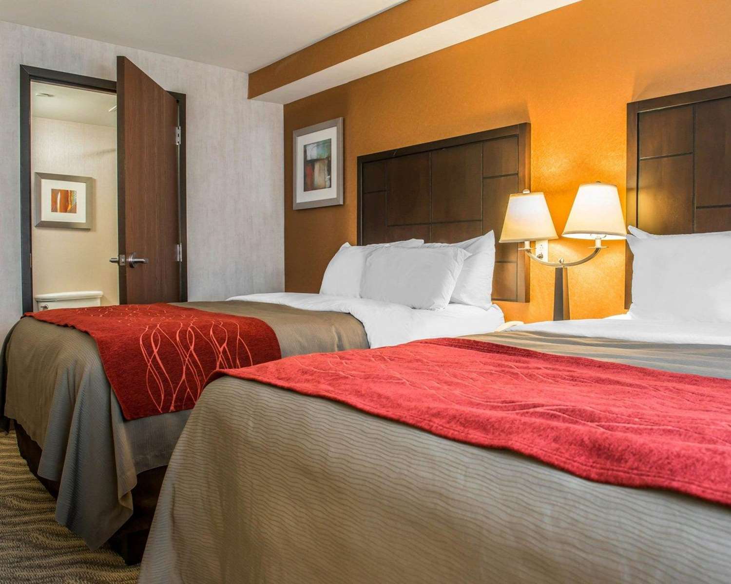 غرفة بسريرين مزدوجين، Red Roof Inn Pittsburgh Mcknight Rd 3/5