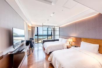 Ocean, Deluxe, 2 Double Beds, Private Infinity Pool