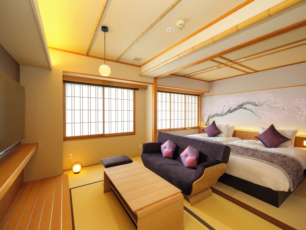 Japanese Western, Luxury, Twin Beds, Outdoor Bath