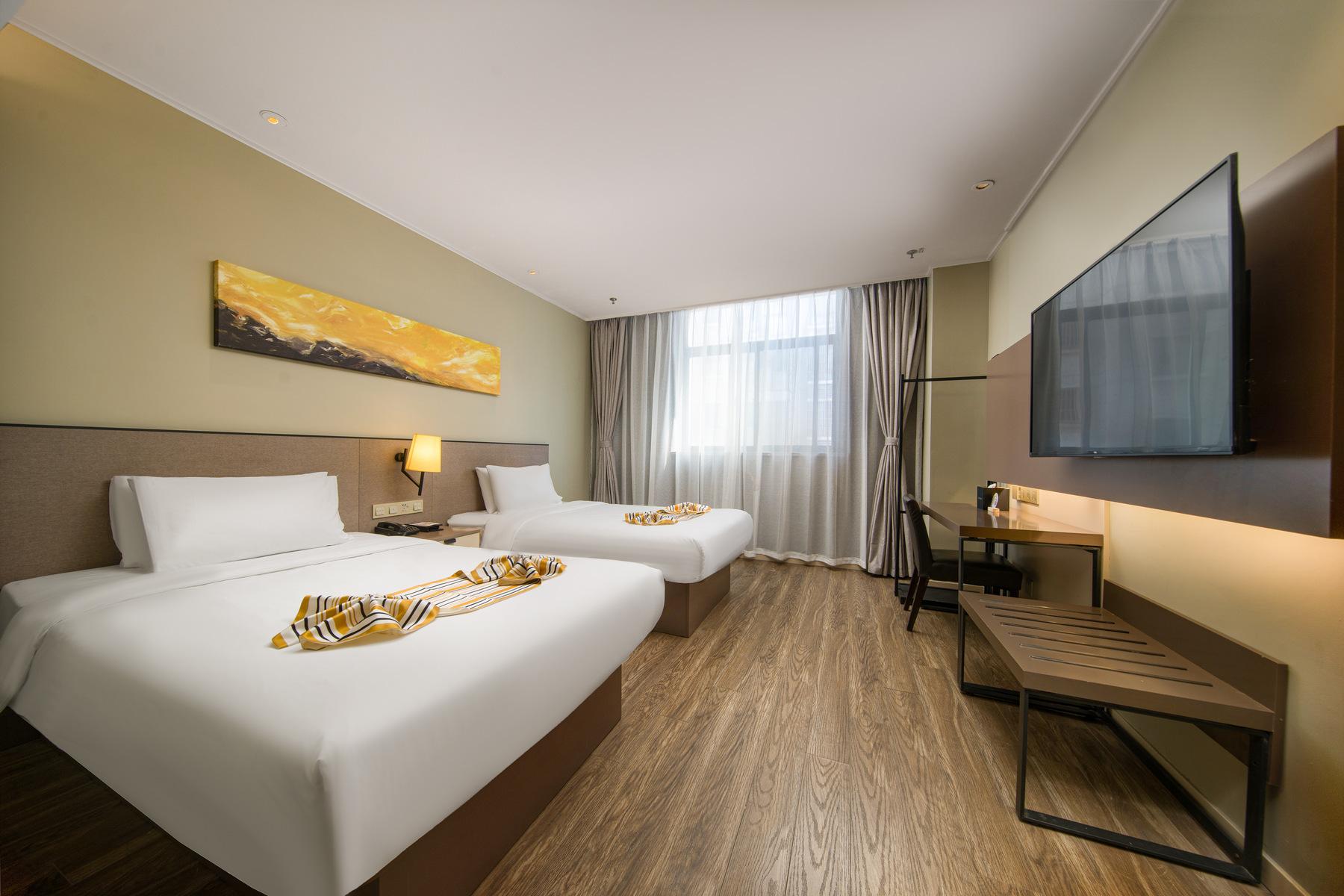 Manqu Qinzi Twin Bed Room