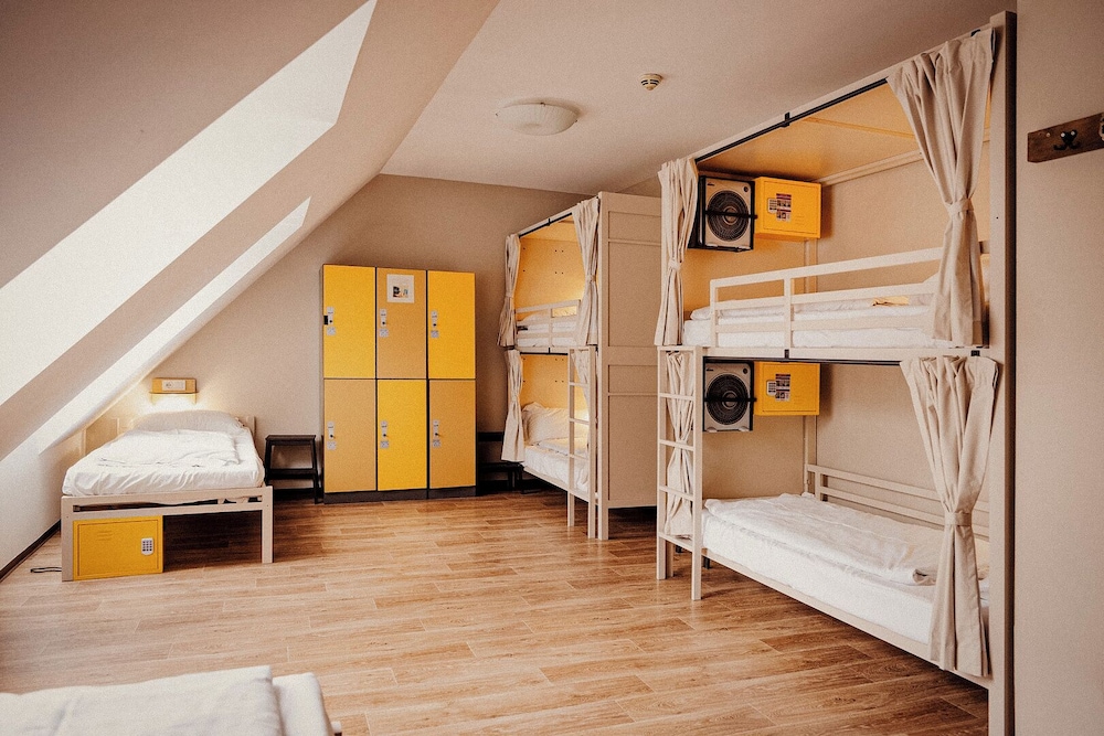Mixed Dorm, Social, 6 Beds, 3 Bunk Beds