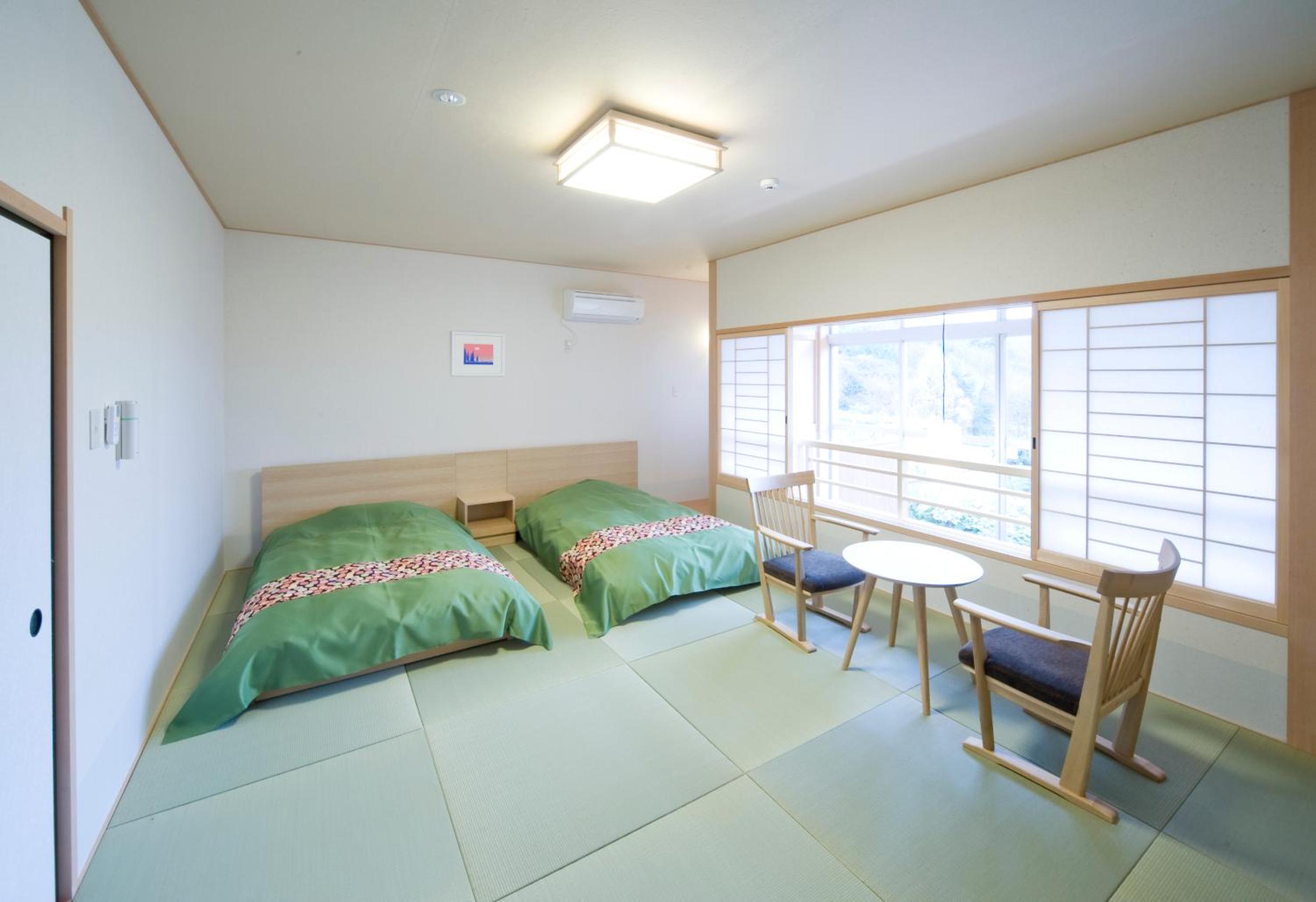 Japanese, Maisonette, Twin Beds, Outdoor Bath