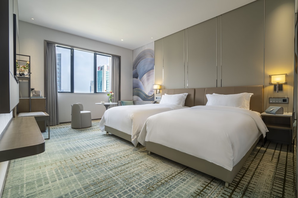 Scene, Tower, Twin Beds