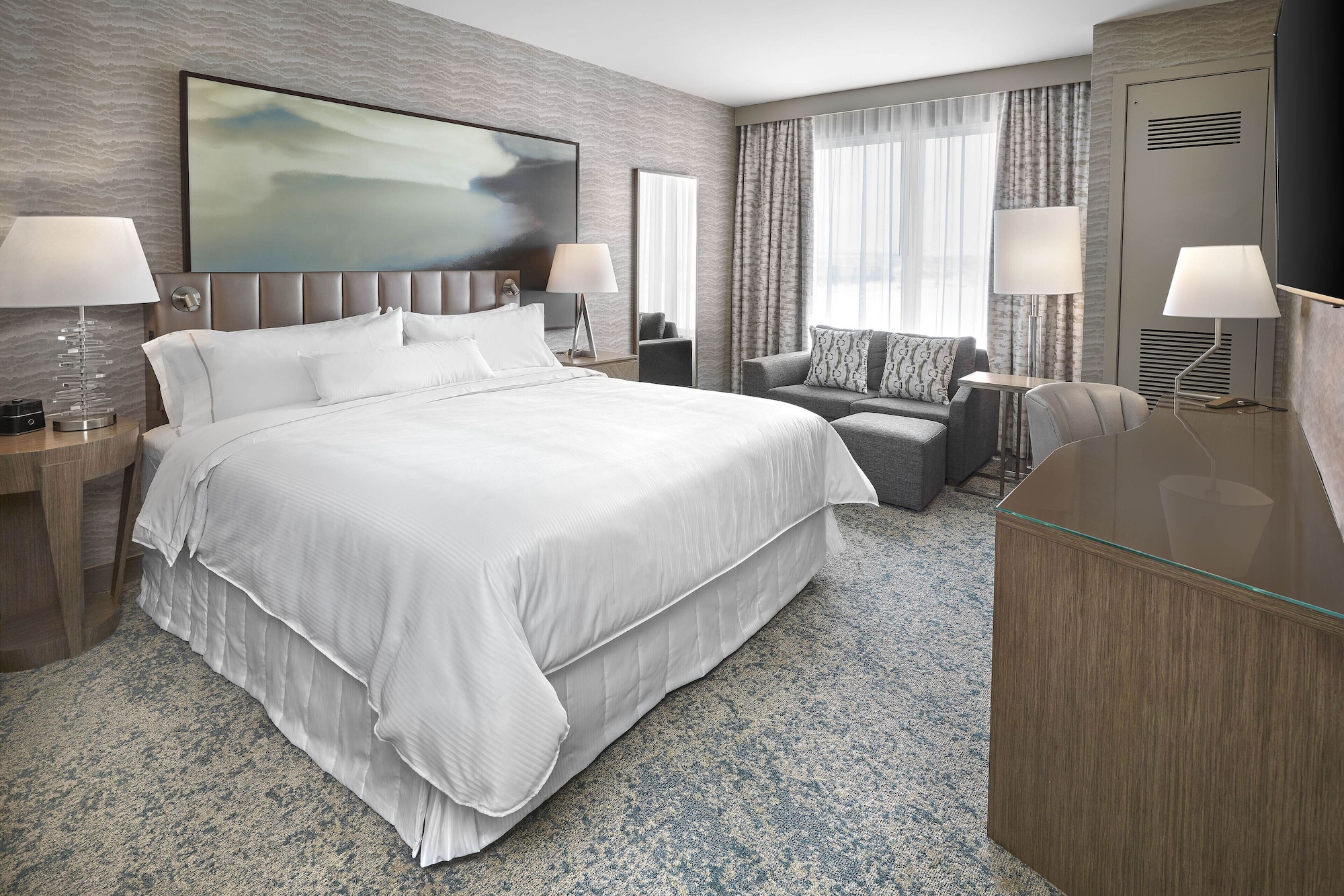 جناح بسرير كينج بغرفة نوم واحدة، The Westin Calgary Airport 2/5
