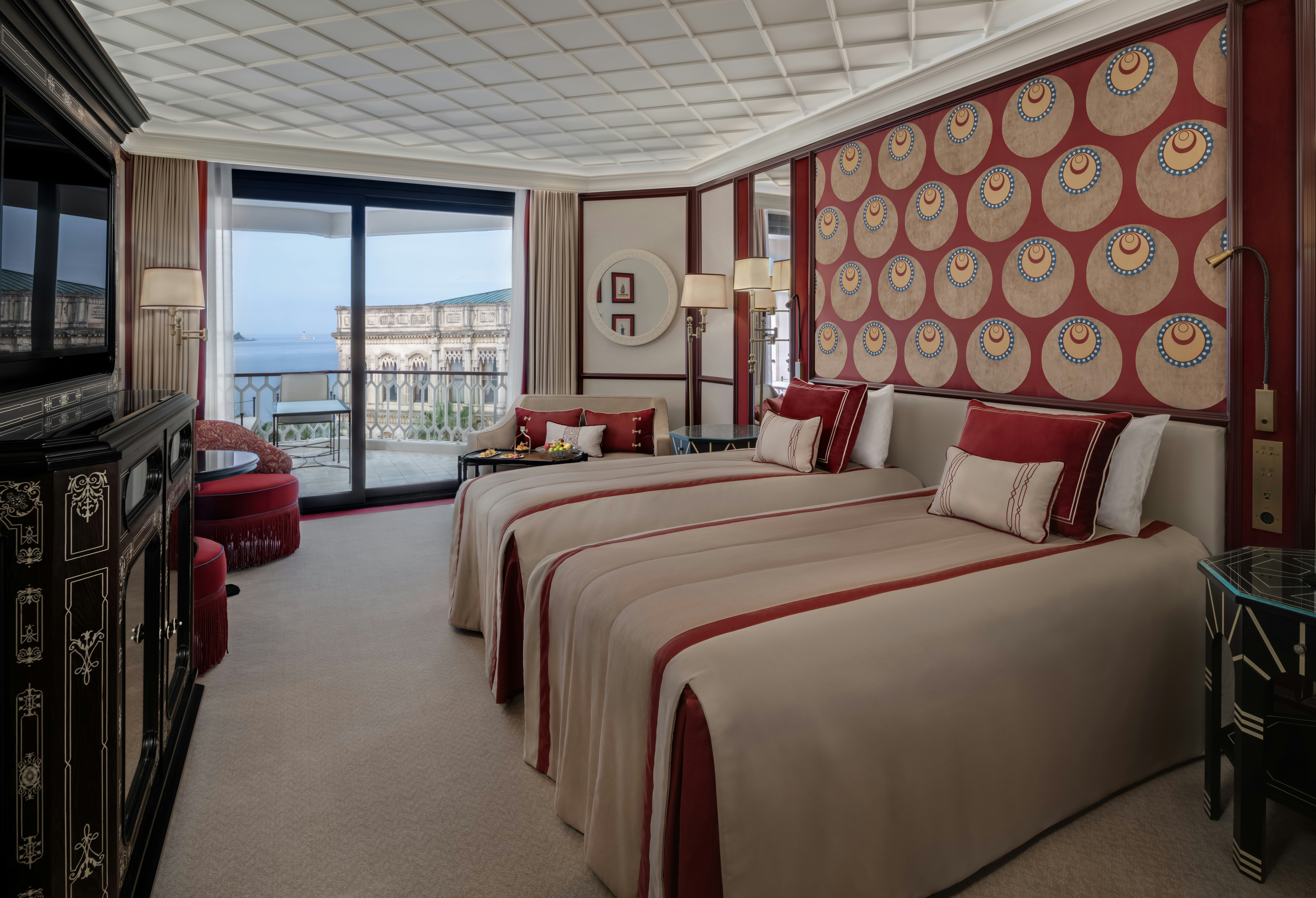 CIRAGAN, TWIN BEDS, BOSPHORUS VIEW