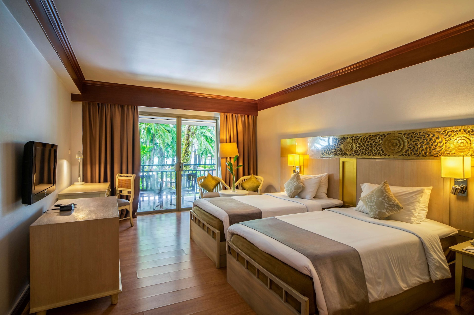 Deluxe, Twin Beds, Terrace