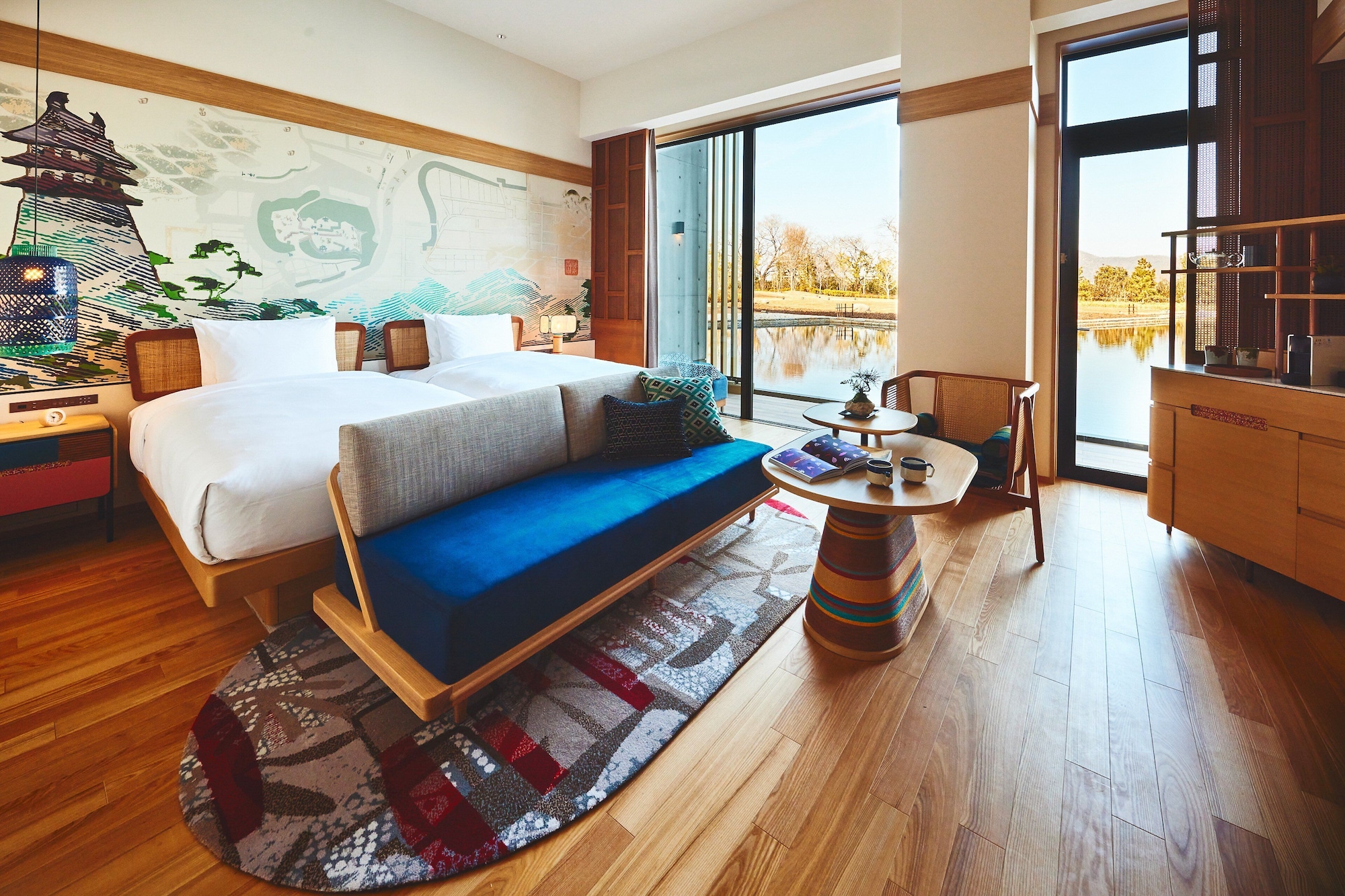 Suite, Twin Beds, River View