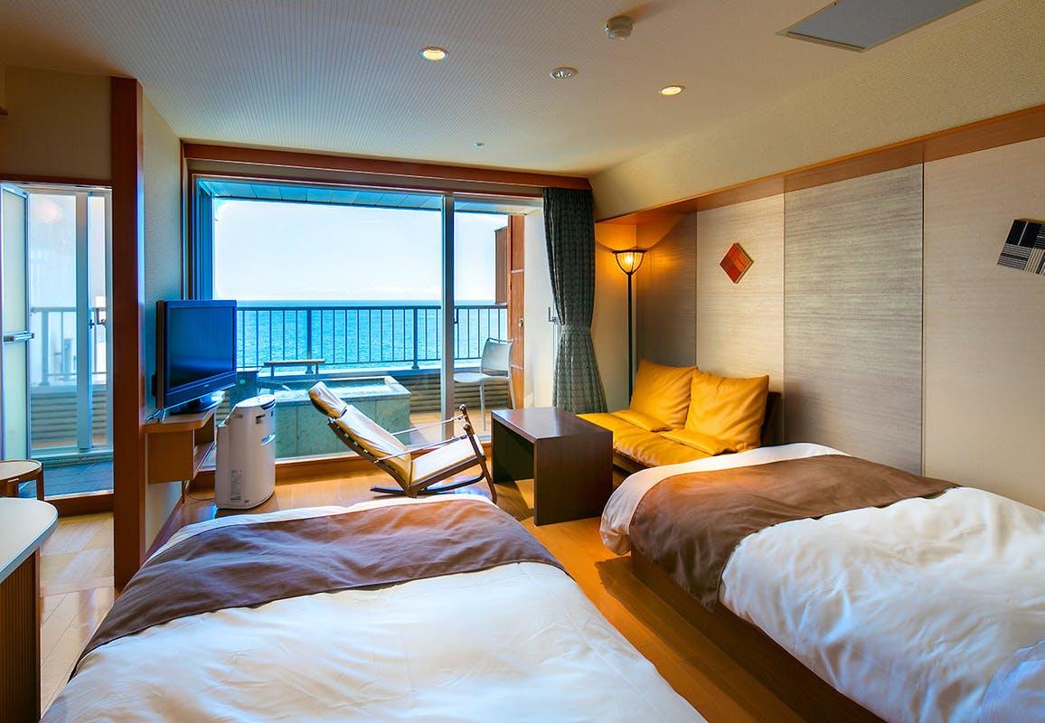 Japanese Western, Guest Room, Ocean View, Outdoor Bath