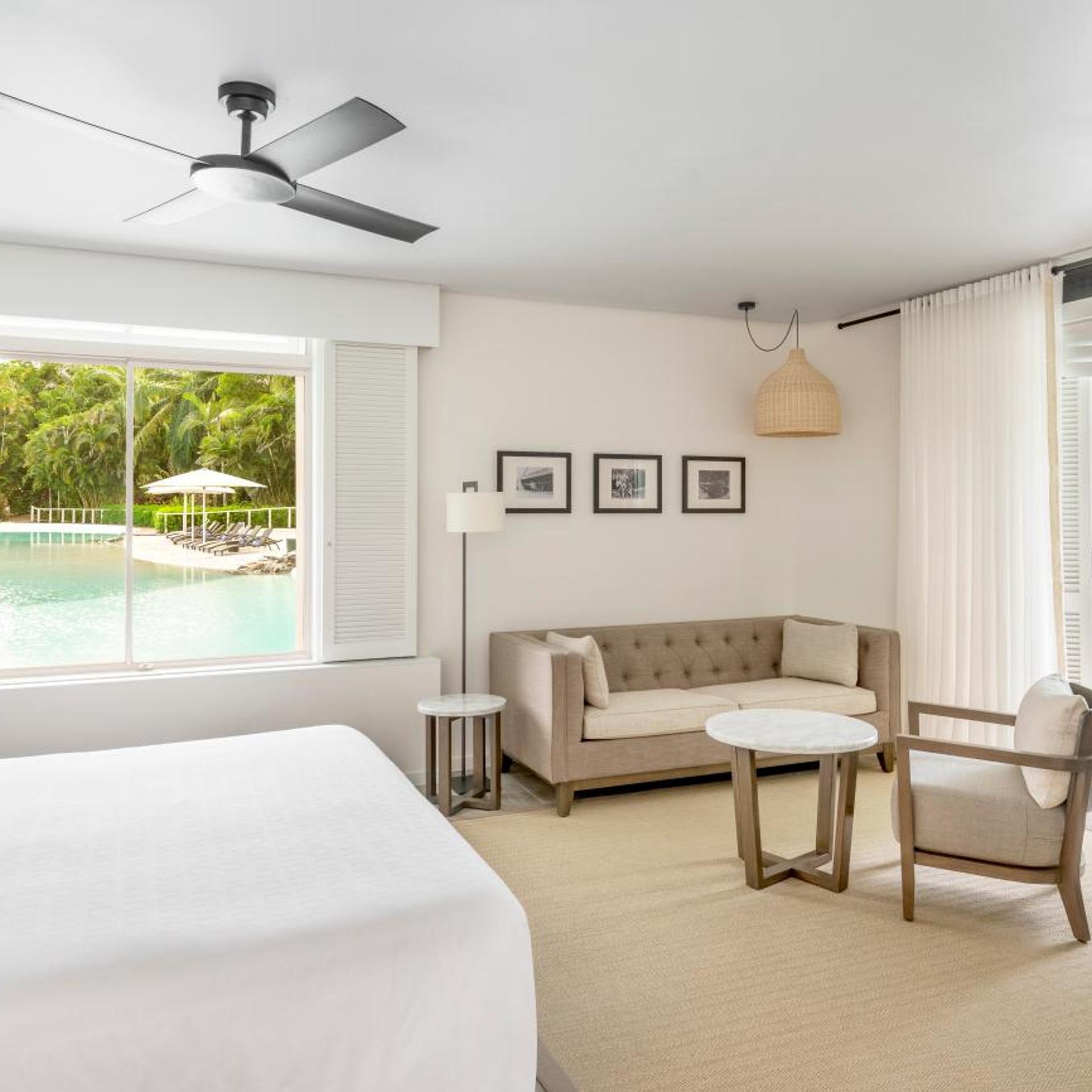 Mirage, Studio, 2 Double Beds, Lagoon View