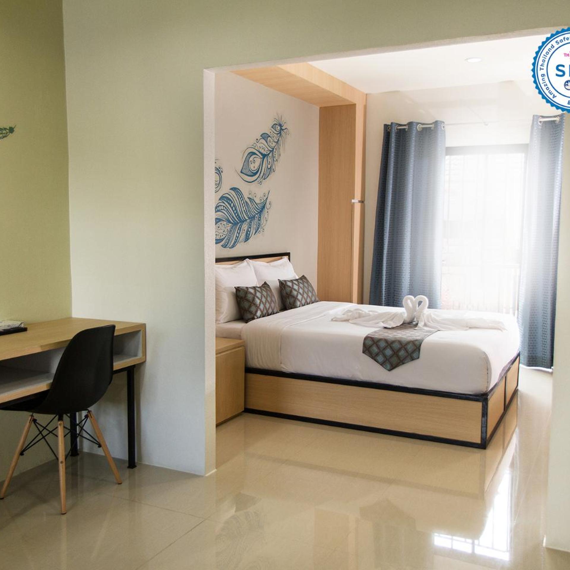 استوديو ديلوكس بسرير مزدوج، Sirimunta Hotel Chiang Rai Suite & Residence 6/10