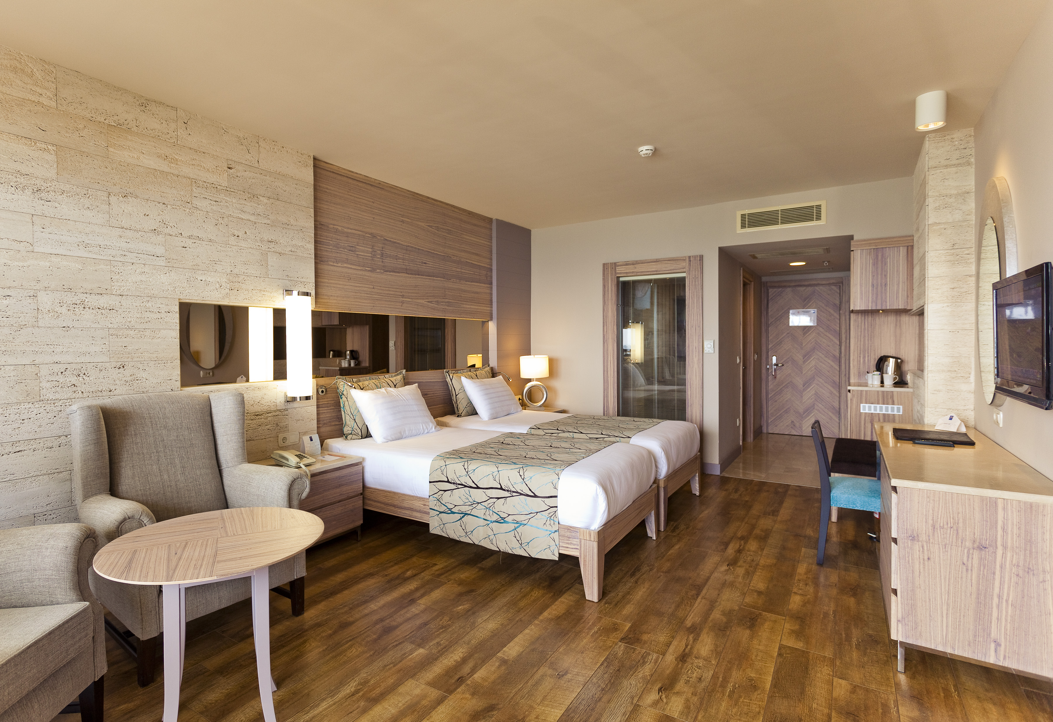 Room, Double Bed, Side Sea View