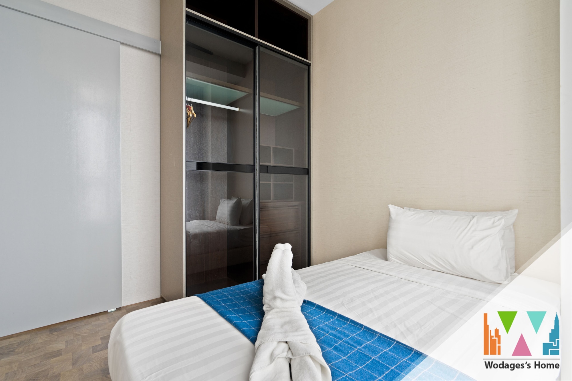 2 Bedrooms, Apartment, 1 King and 1 Single Beds, Kuala Lumpur City Center View