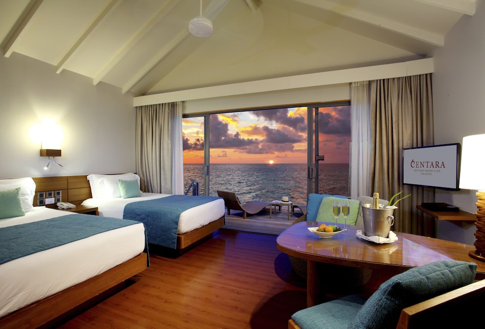 Overwater, Sunset, Villa, Twin Beds