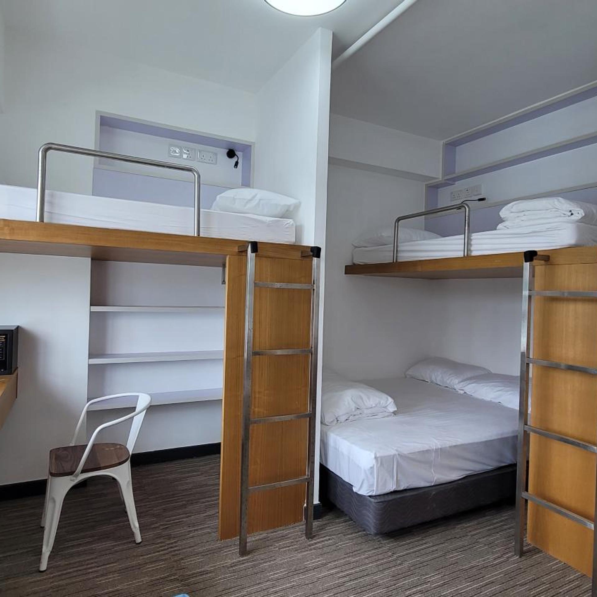 غرفة عائلية بسرير بطابقين بإطلالة على البحر، Grand Bay View Hotel 5/7