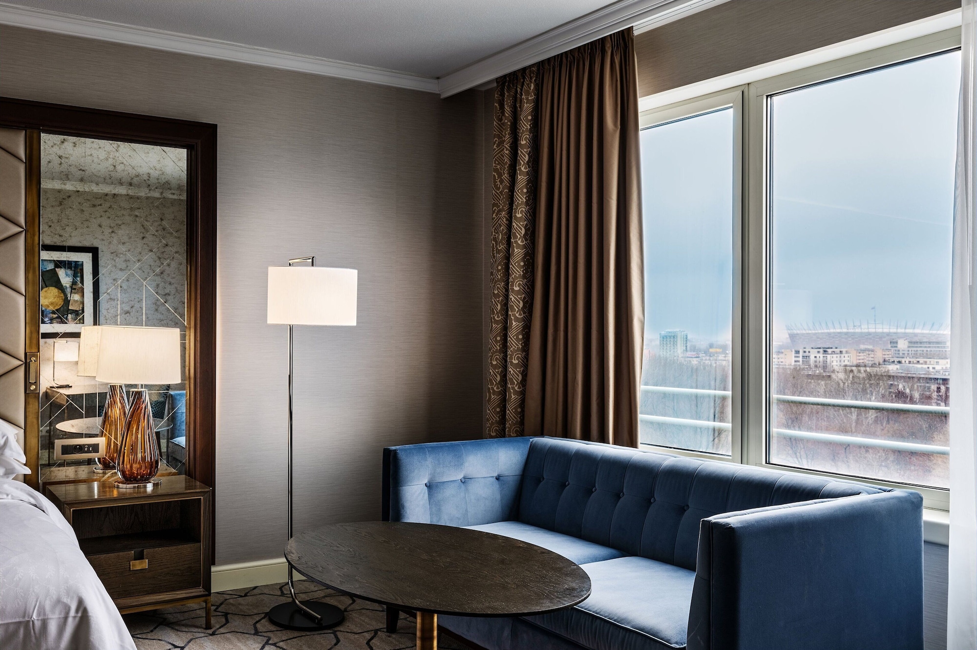 جناح استوديو جونيور بسرير كينج، Sheraton Grand Warsaw 7/9