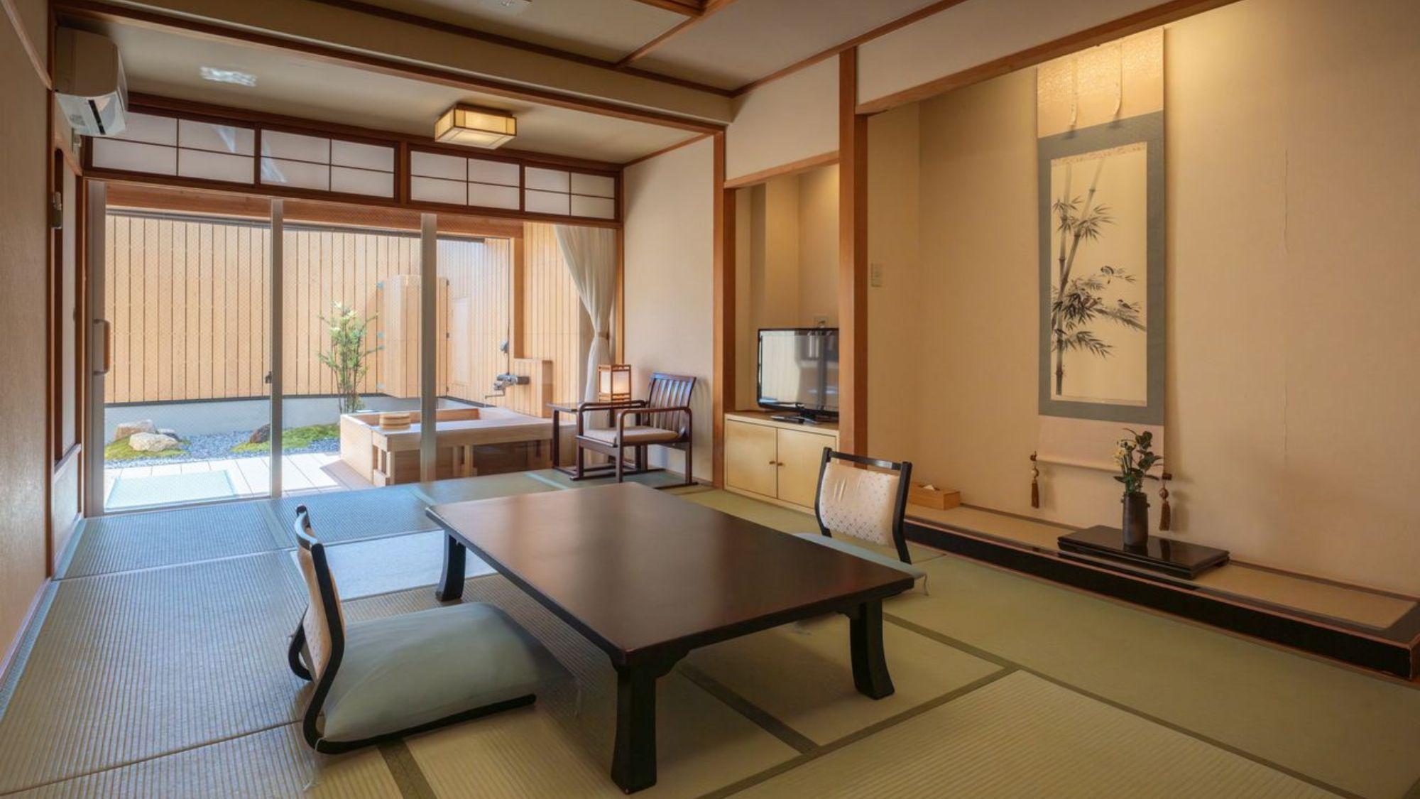 Japanese, Outdoor Bath, Tatami