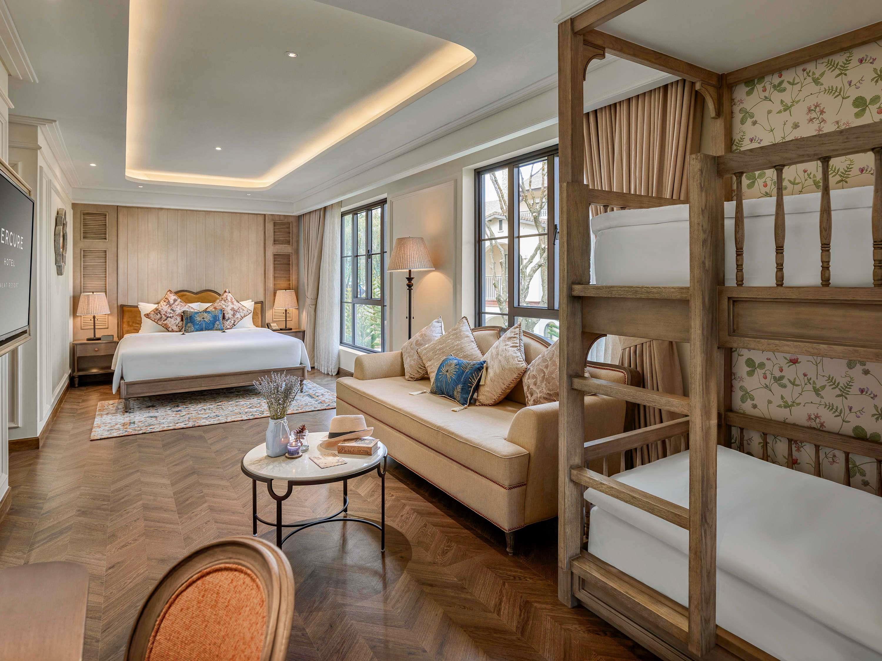 غرفة بريميوم عائلية، Mercure Da Lat Resort 4/9