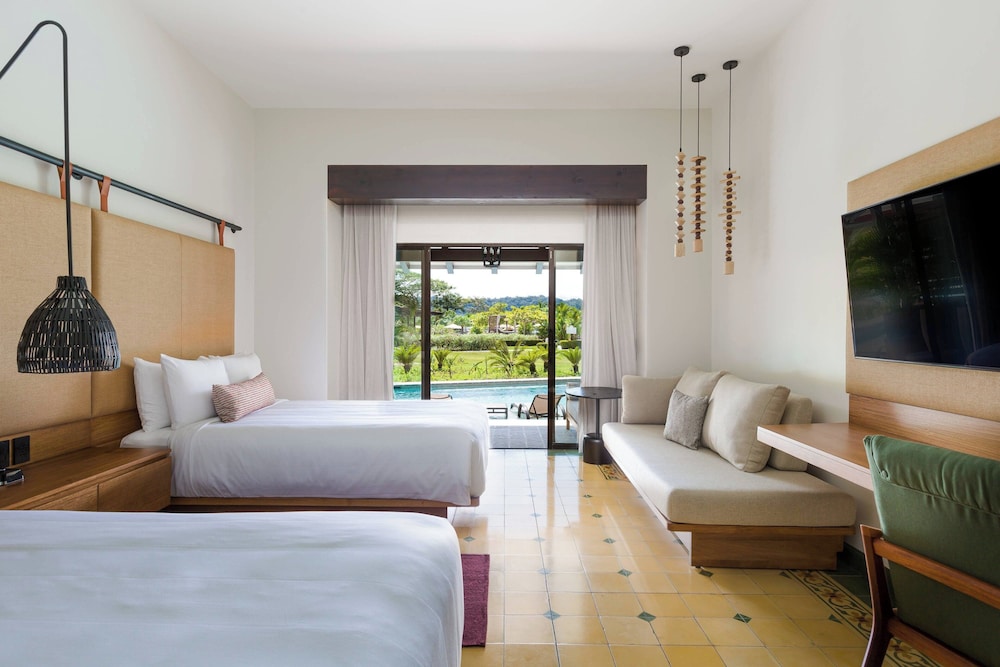Room, 2 Double Beds, Pool Access