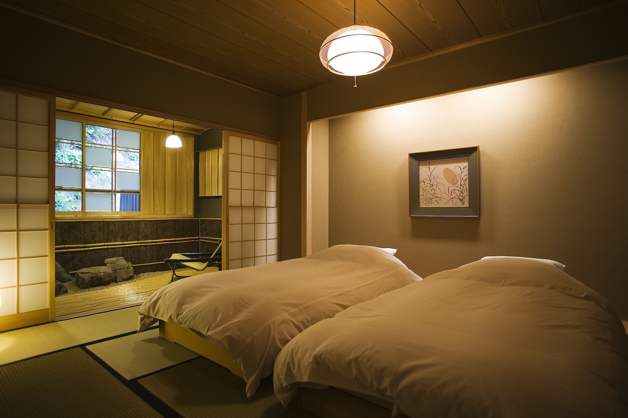 JAPANESE WESTERN, OUTDOOR BATH