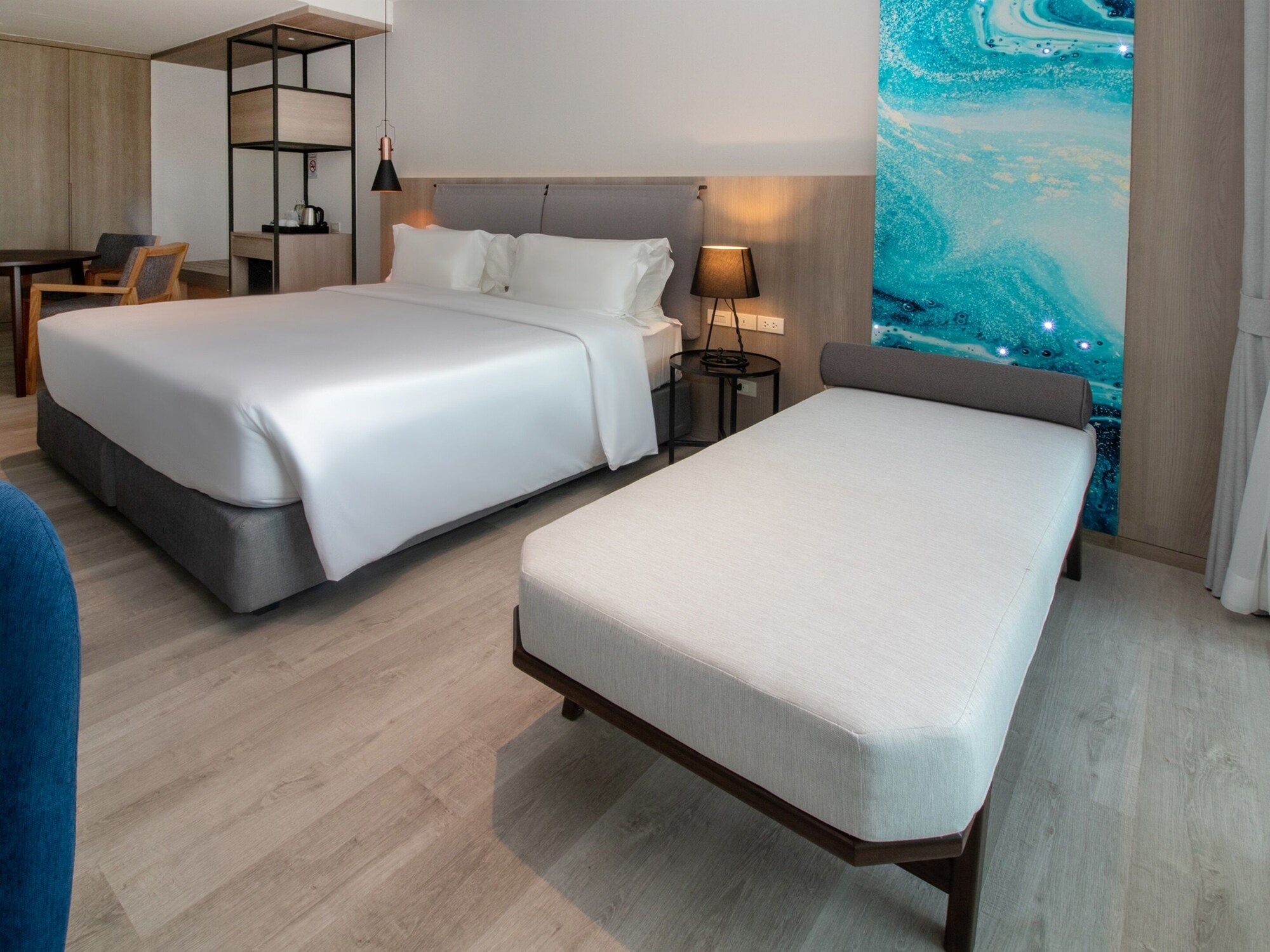 غرفة بريميير بسرير كوين بإطلالة على البحر، Fortune Saeng Chan Beach Rayong 3/7