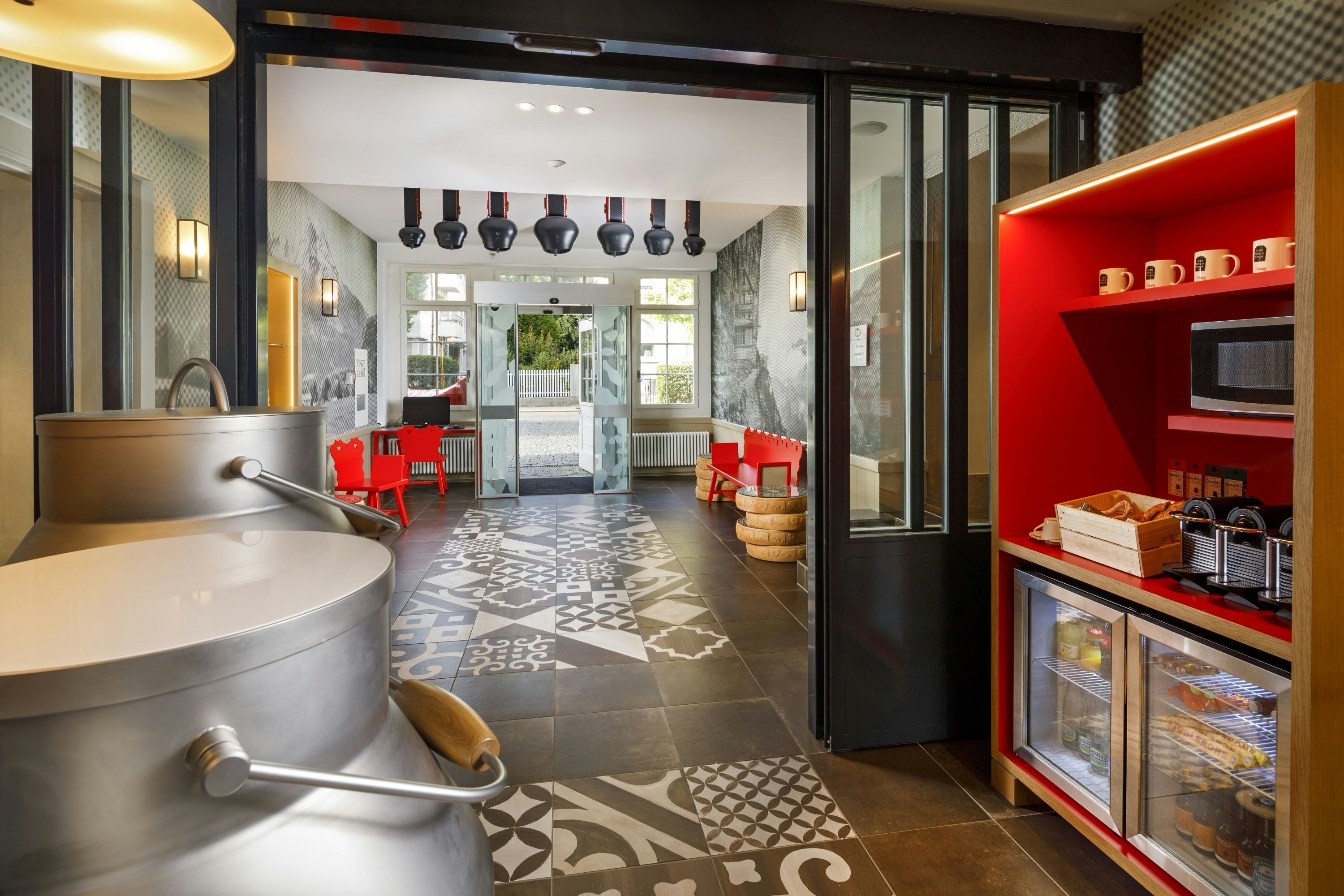 Lobby at Swiss Night by Fassbind, ZURICH