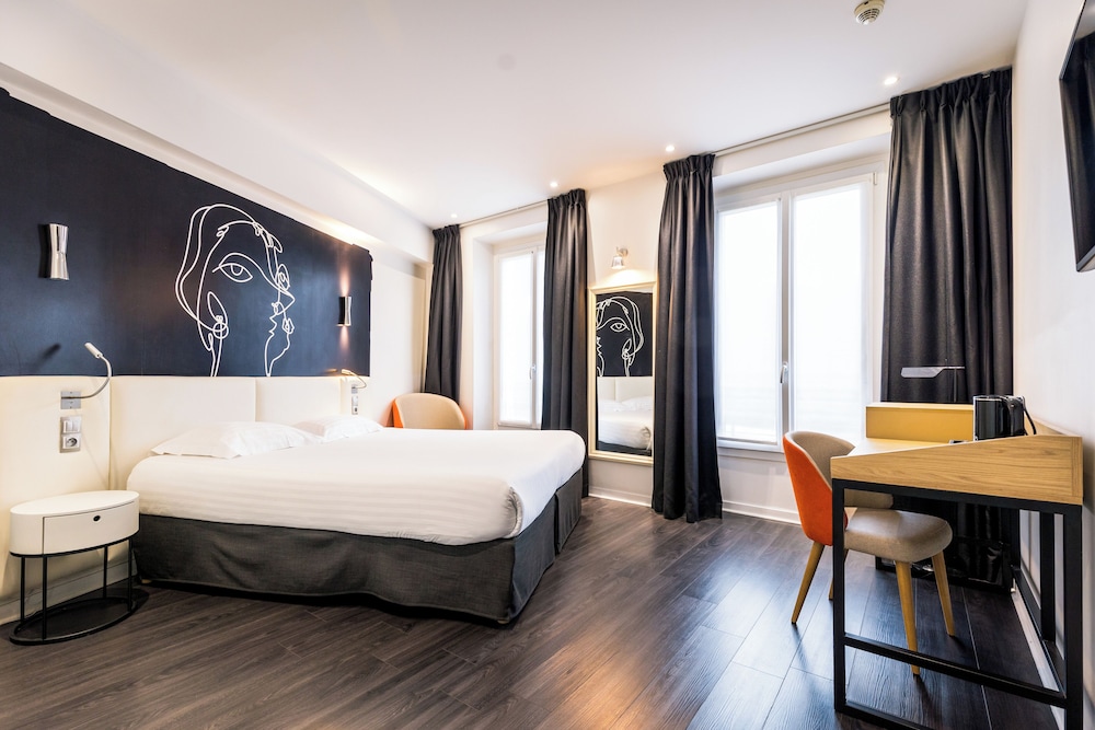 غرفة كلاسيكية بسرير مزدوج، Hotel Montparnasse Saint Germain 2/10