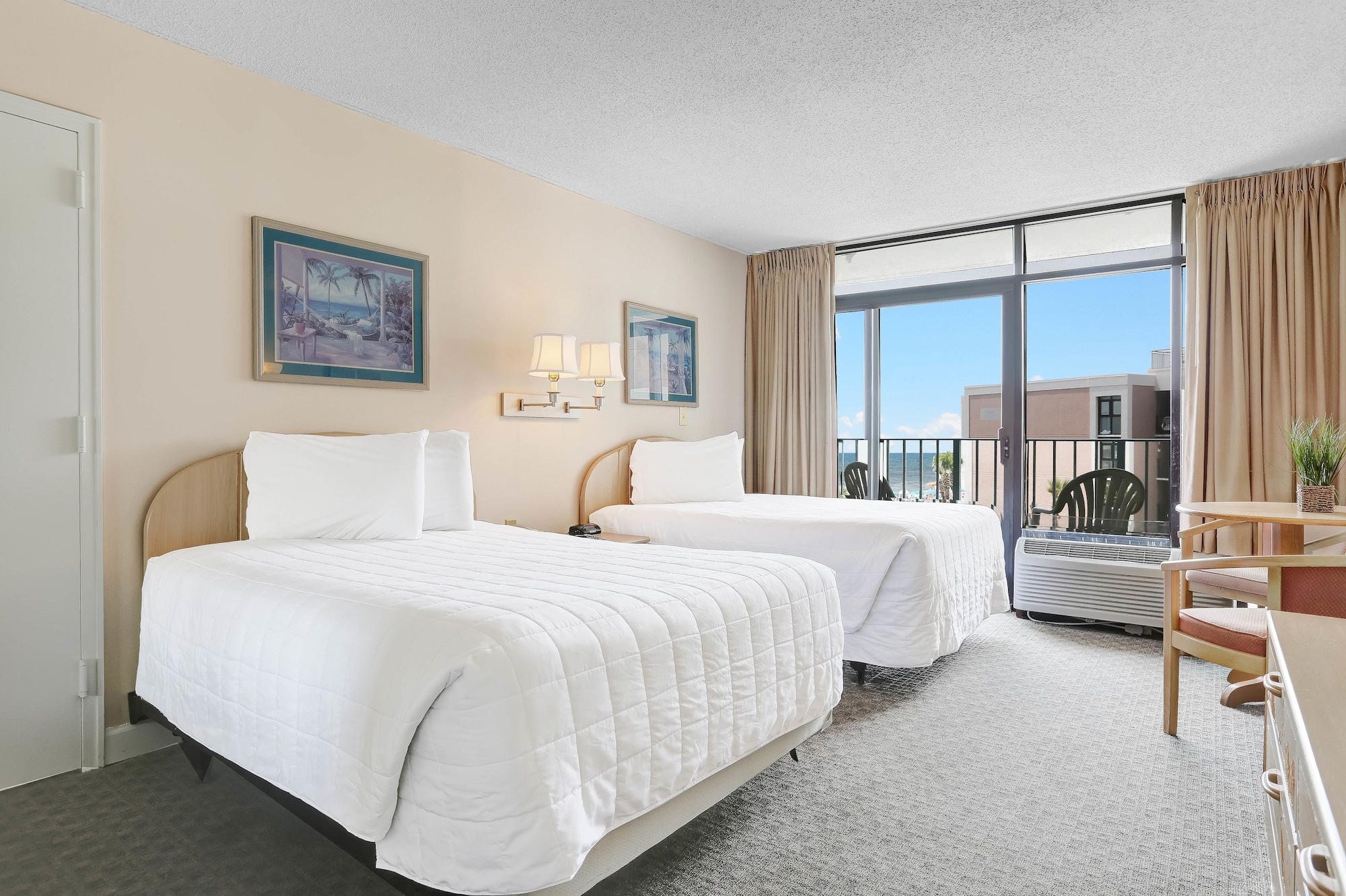 ROOM, 2 DOUBLE BEDS, OCEAN VIEW, SOUTH TOWER