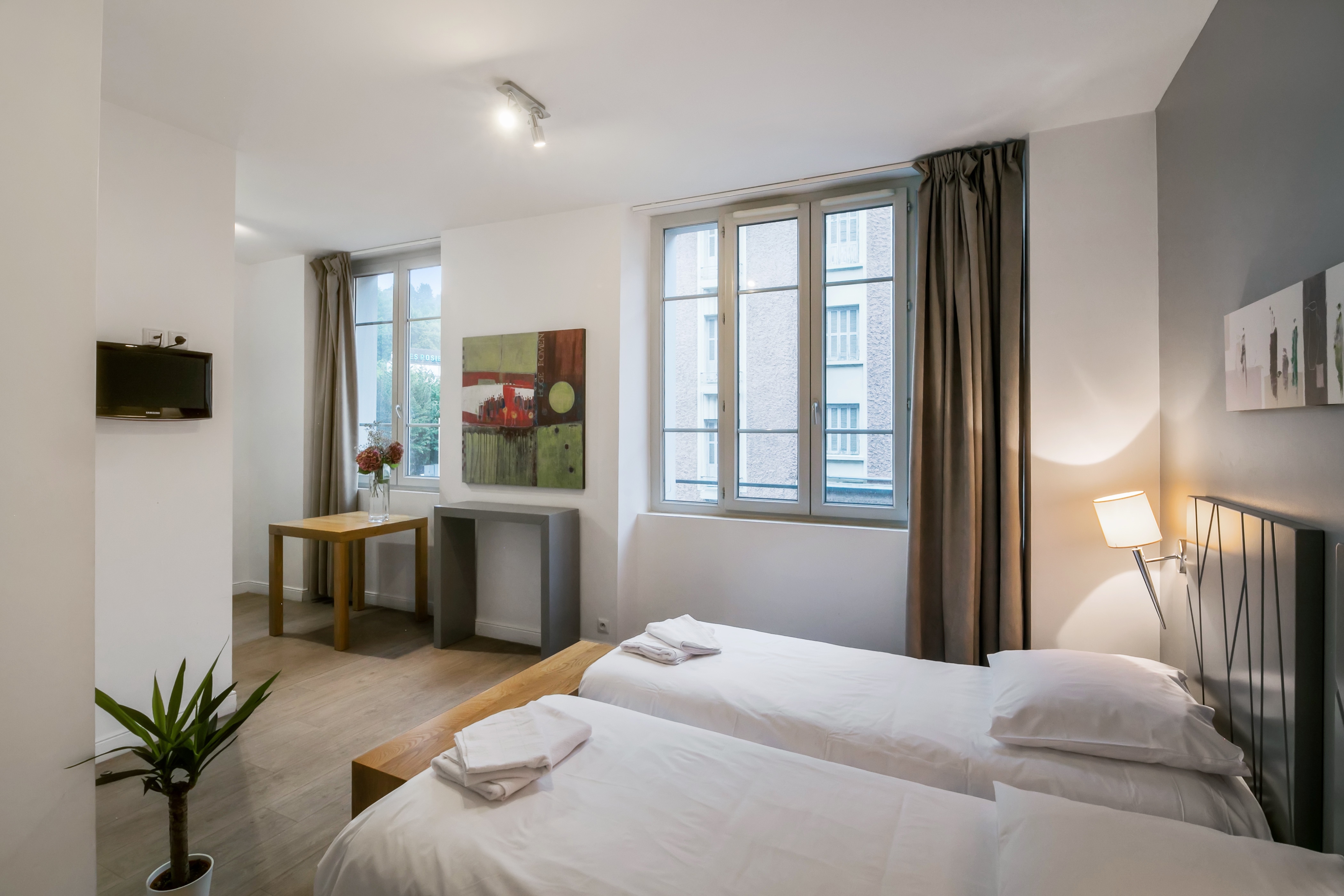 استوديو بسريرين، Comfort Aparthotel Lourdes Lorda 2/2