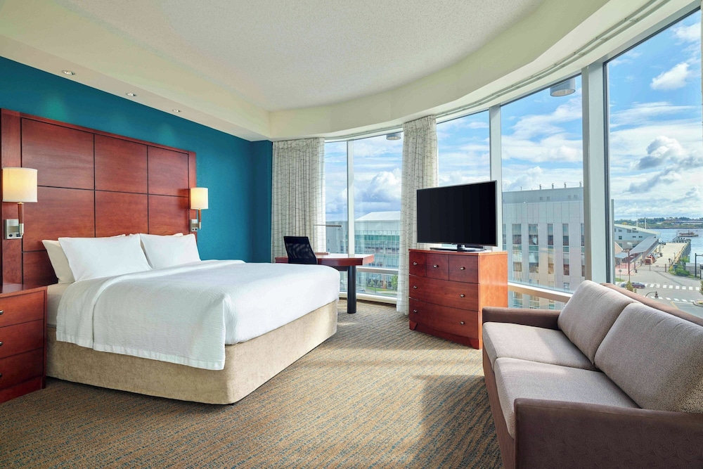استوديو ركني بسرير كينج مع أريكة، RESIDENCE INN BY MARRIOTT PORTLAND DOWNTOWN WATERFRONT 2/7