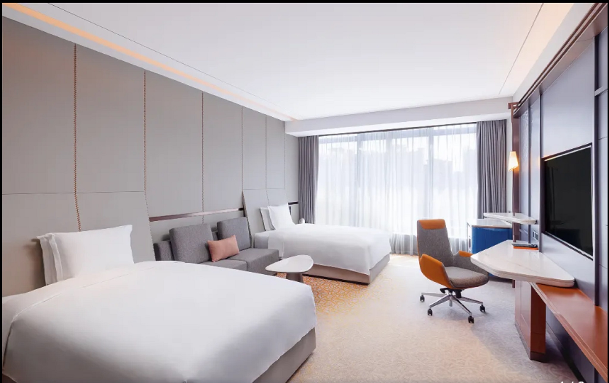 Standard, 2 Double Beds, Lounge Access
