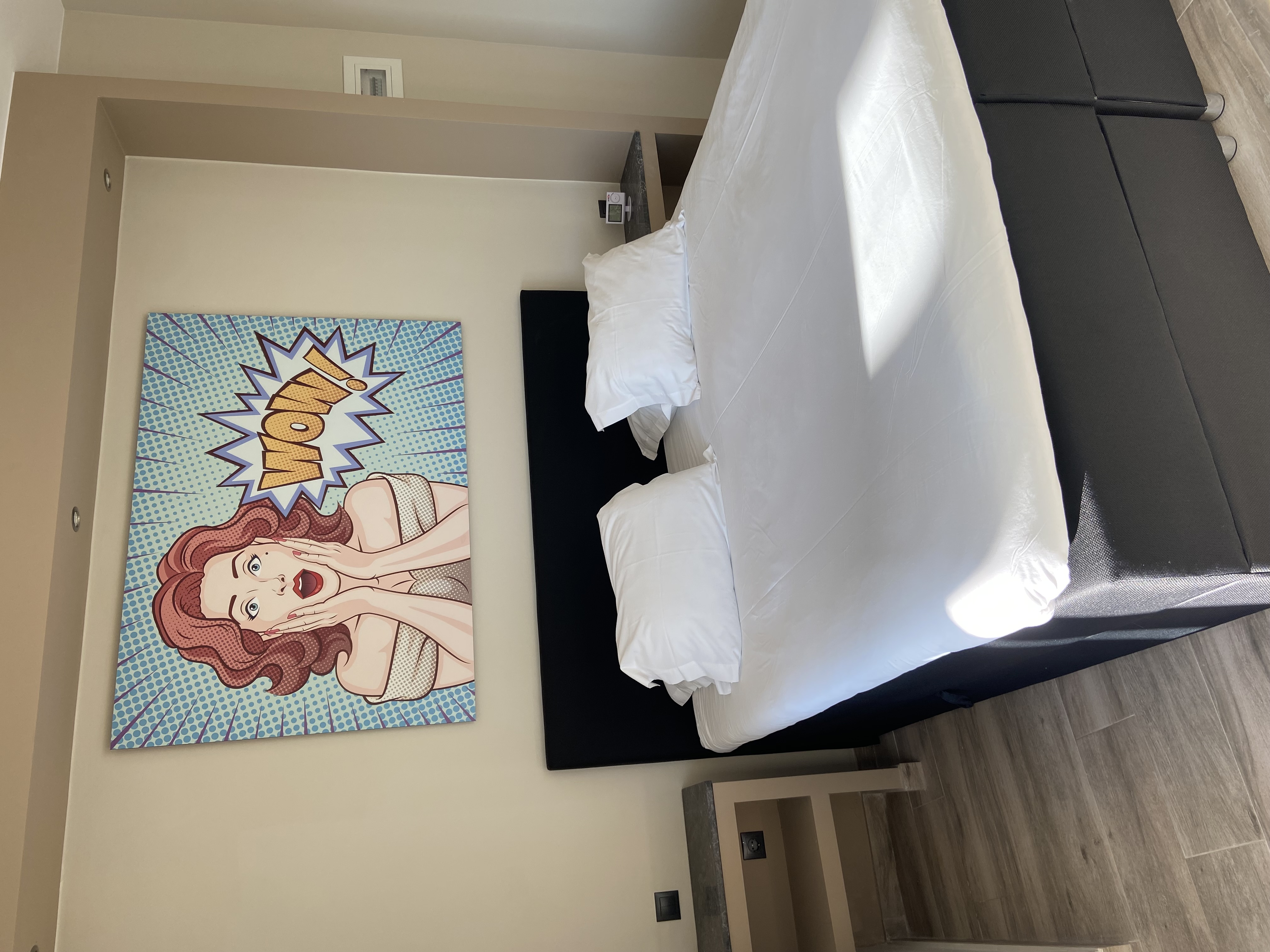 Deluxe, Double Bed, Partial, Acropolis View