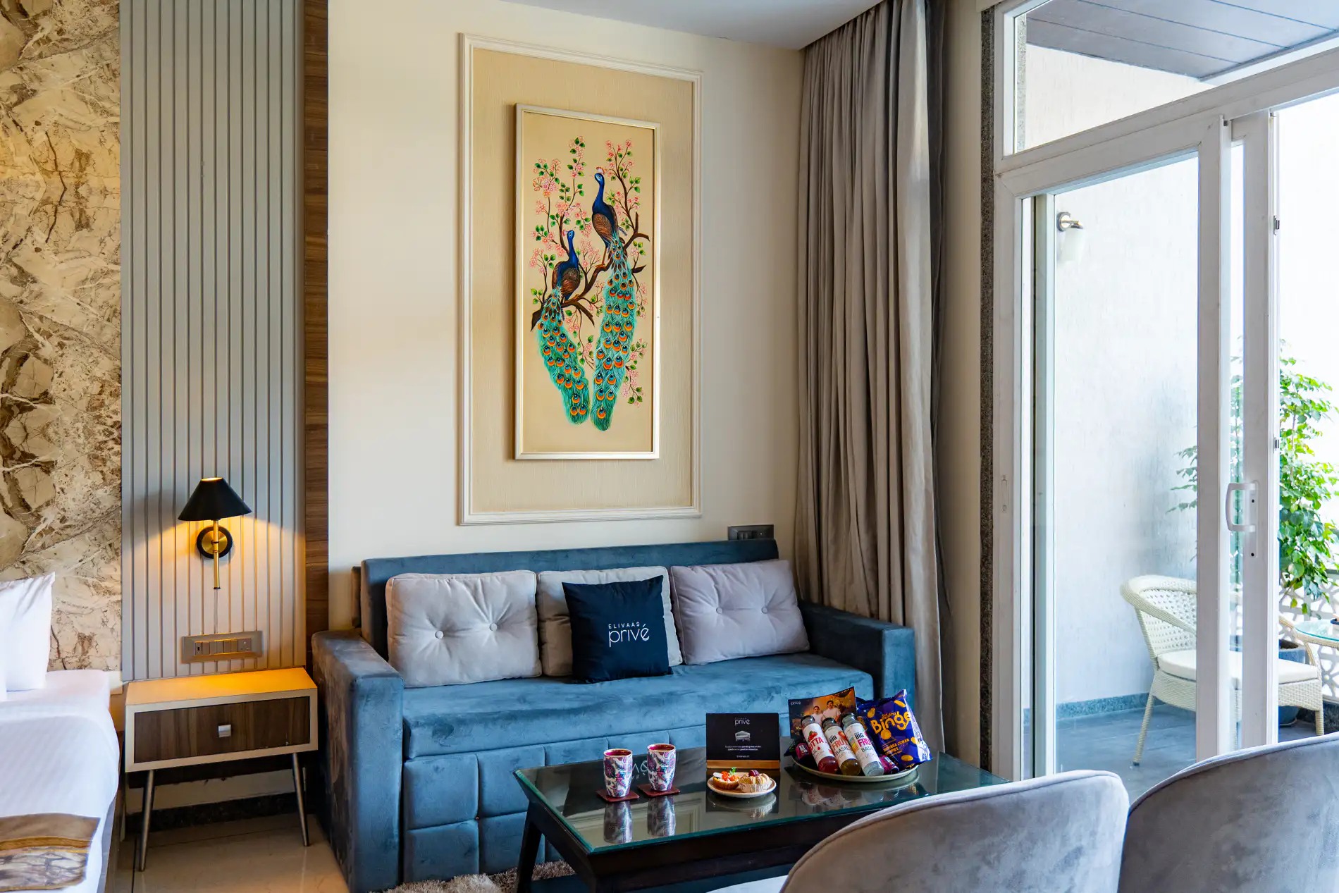 Room at ELIVAAS Prive Mountain Creek Retreat 7 BHK With Pool, Game & Gym zone, Near Fatehsagar Lake, UDAIPUR