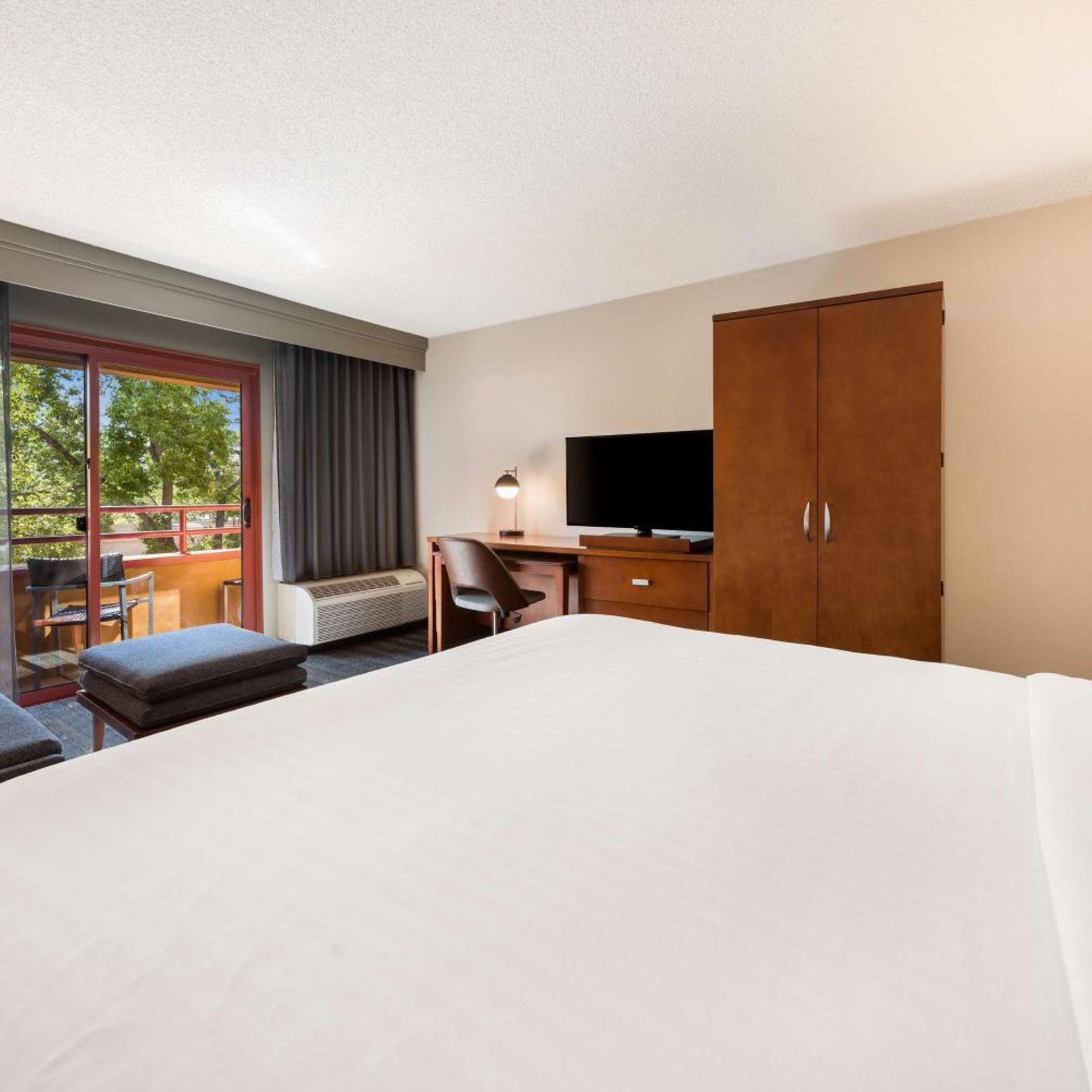 Guest Room, King Bed, Courtyard View