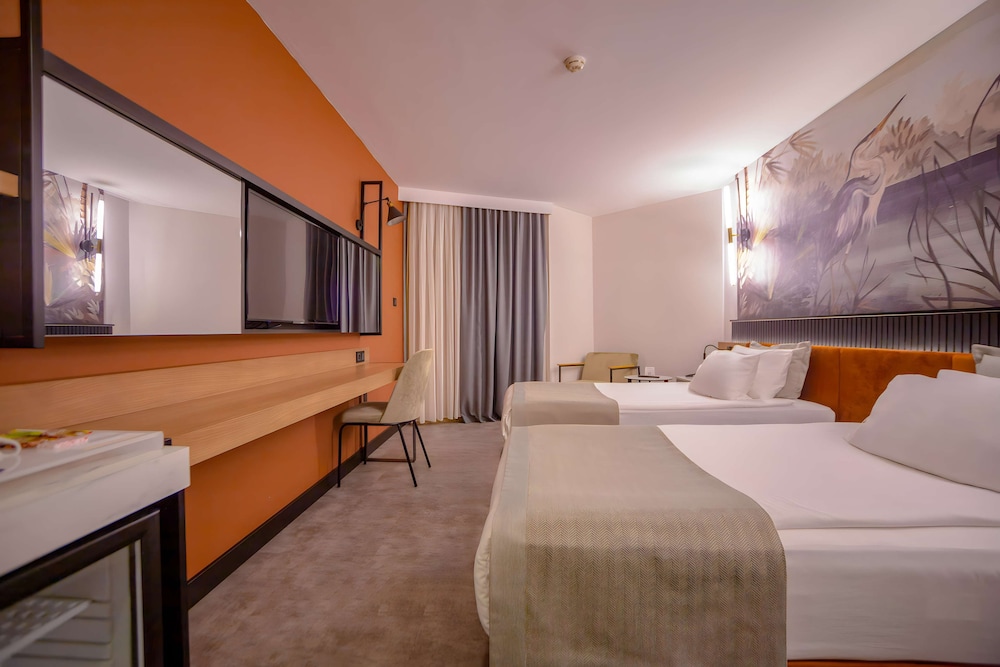 Deluxe, King Bed, Convertible Double Bed, with View