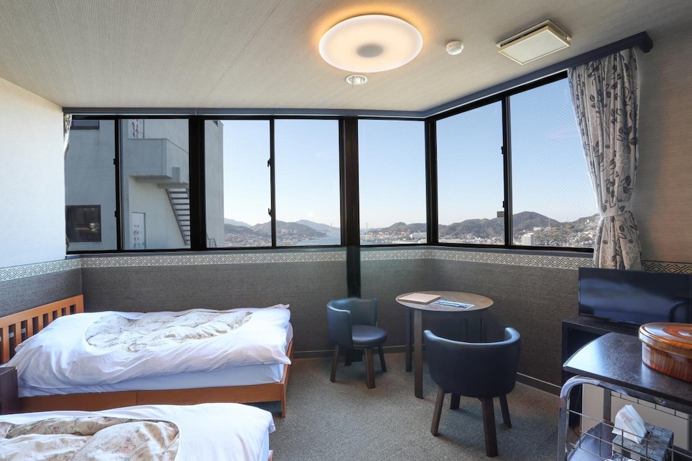 غرفة بسريرين منفصلين تُحدَّد حسب التوفر، Hotel Nagasaki 5/9