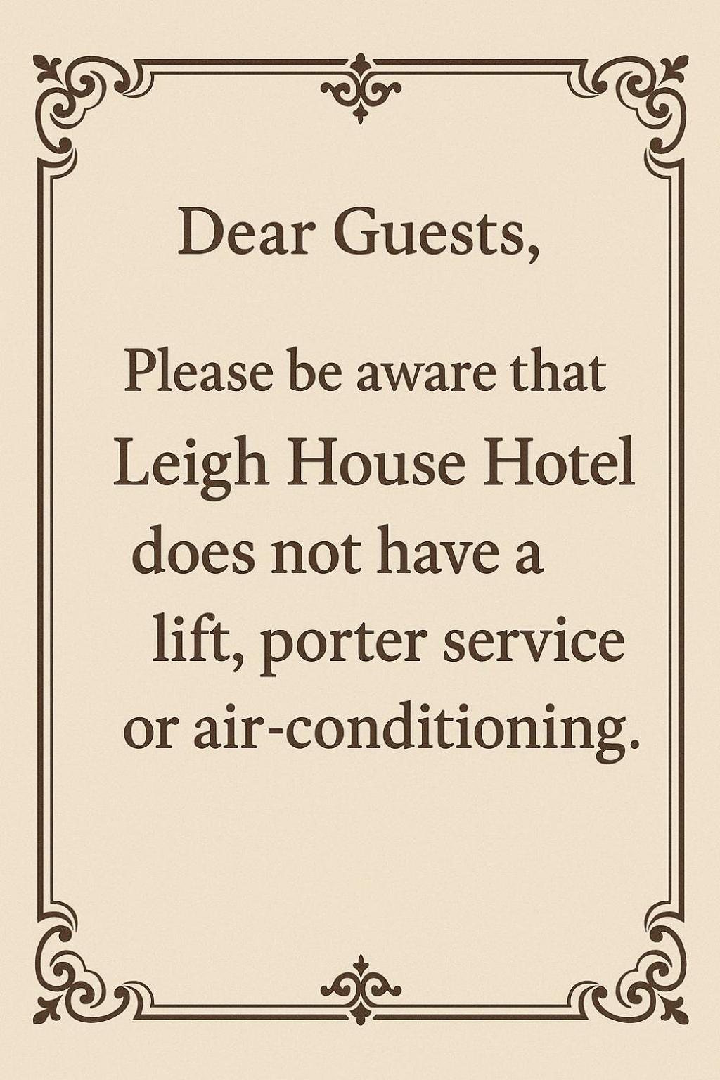 Leigh House Hotel 4/33