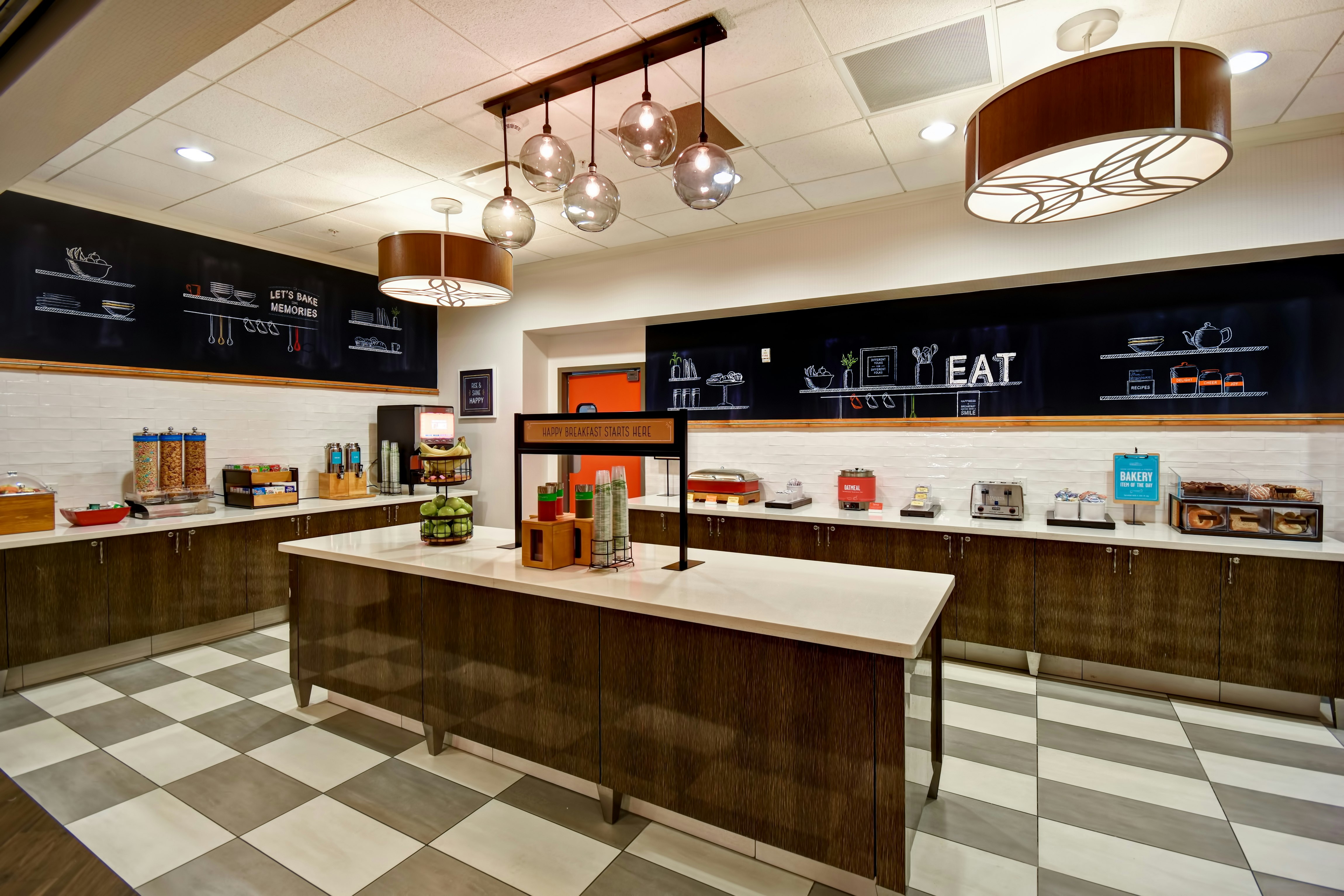 Lobby at Hampton Inn & Suites Columbus, COLUMBUS - MS