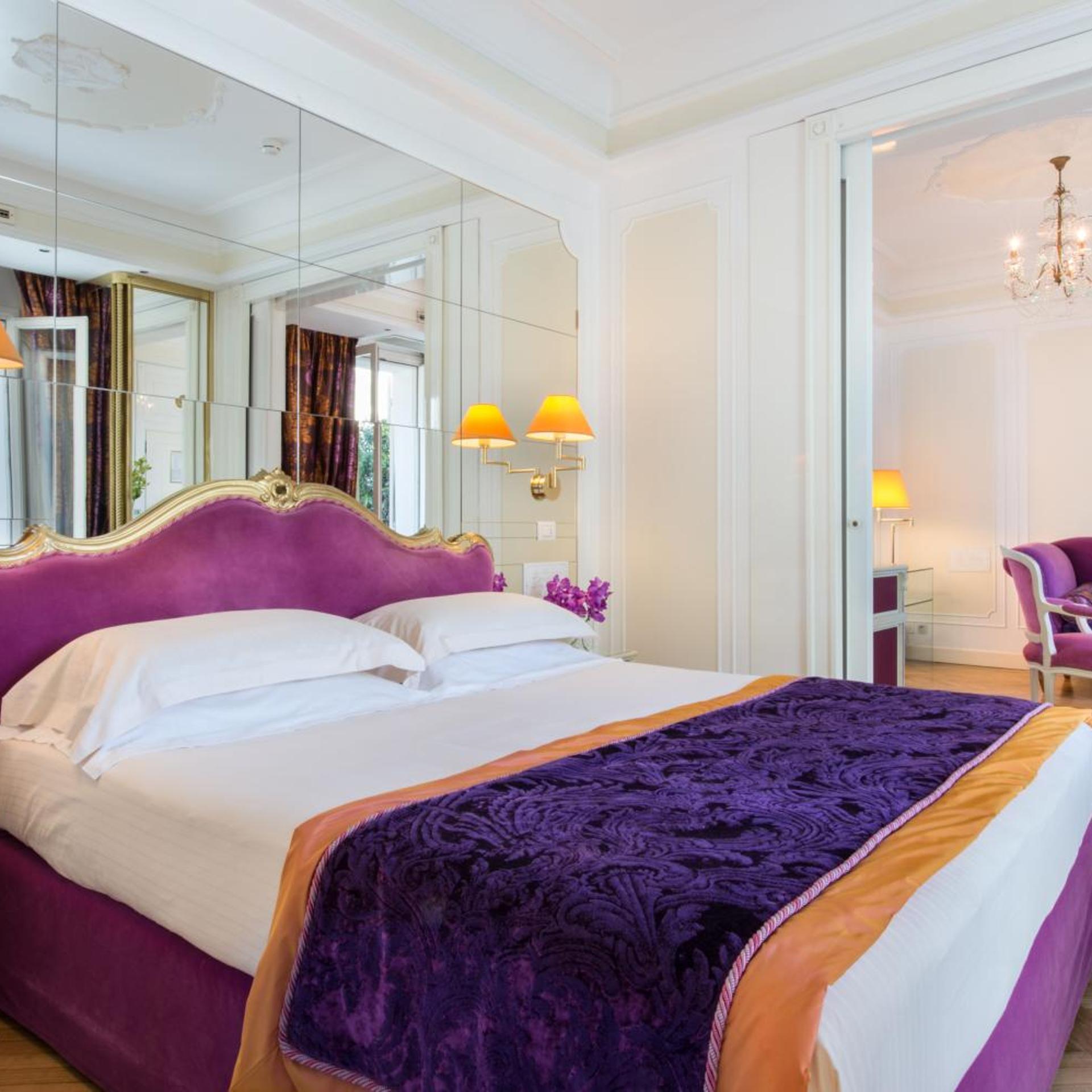 جناح عائلي بسرير كينج بشرفة، Grand Hotel Des Bains 2/3