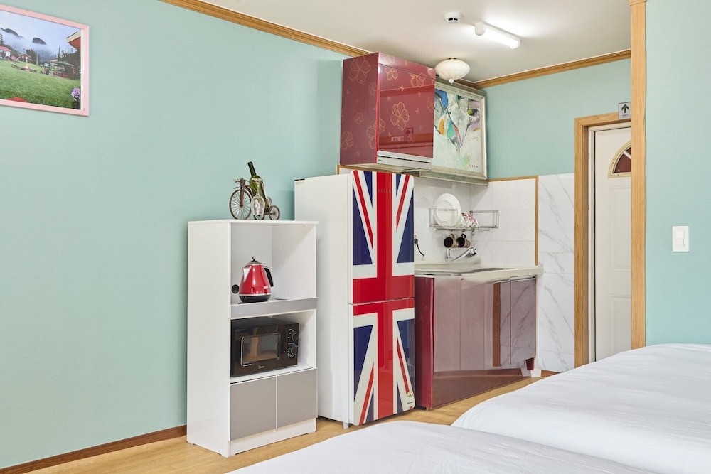 غرفة سوبيريور بسريرين كوين، Heidi Pension G House 10/10