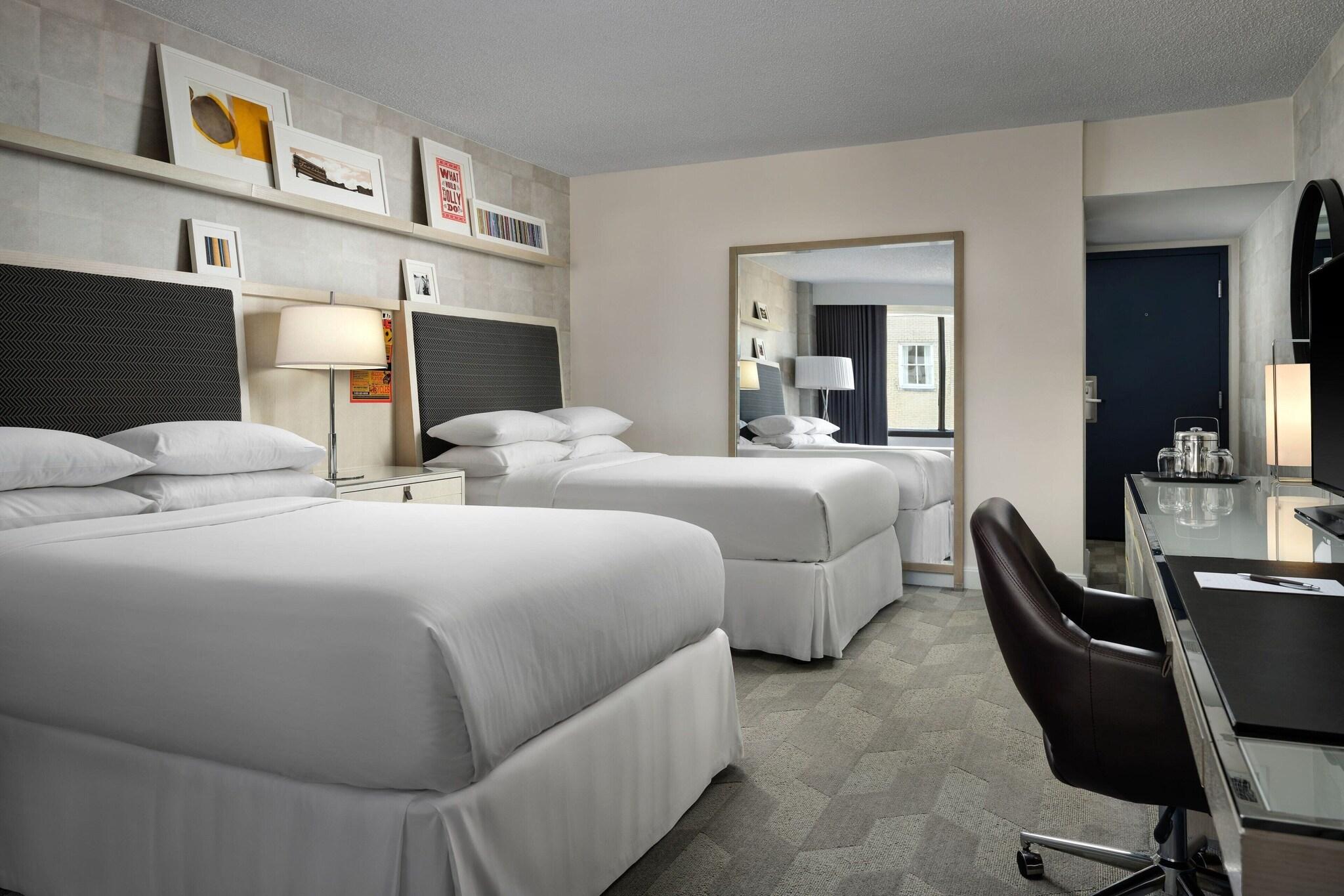 غرفة بسريرين مزدوجين بإطلالة على المدينة، Sheraton Grand Nashville Downtown 3/4