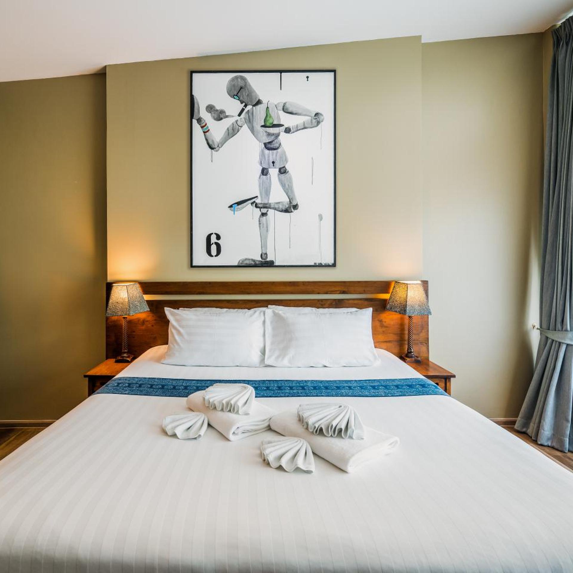 ROOM, DOUBLE BED, POOL VIEW
