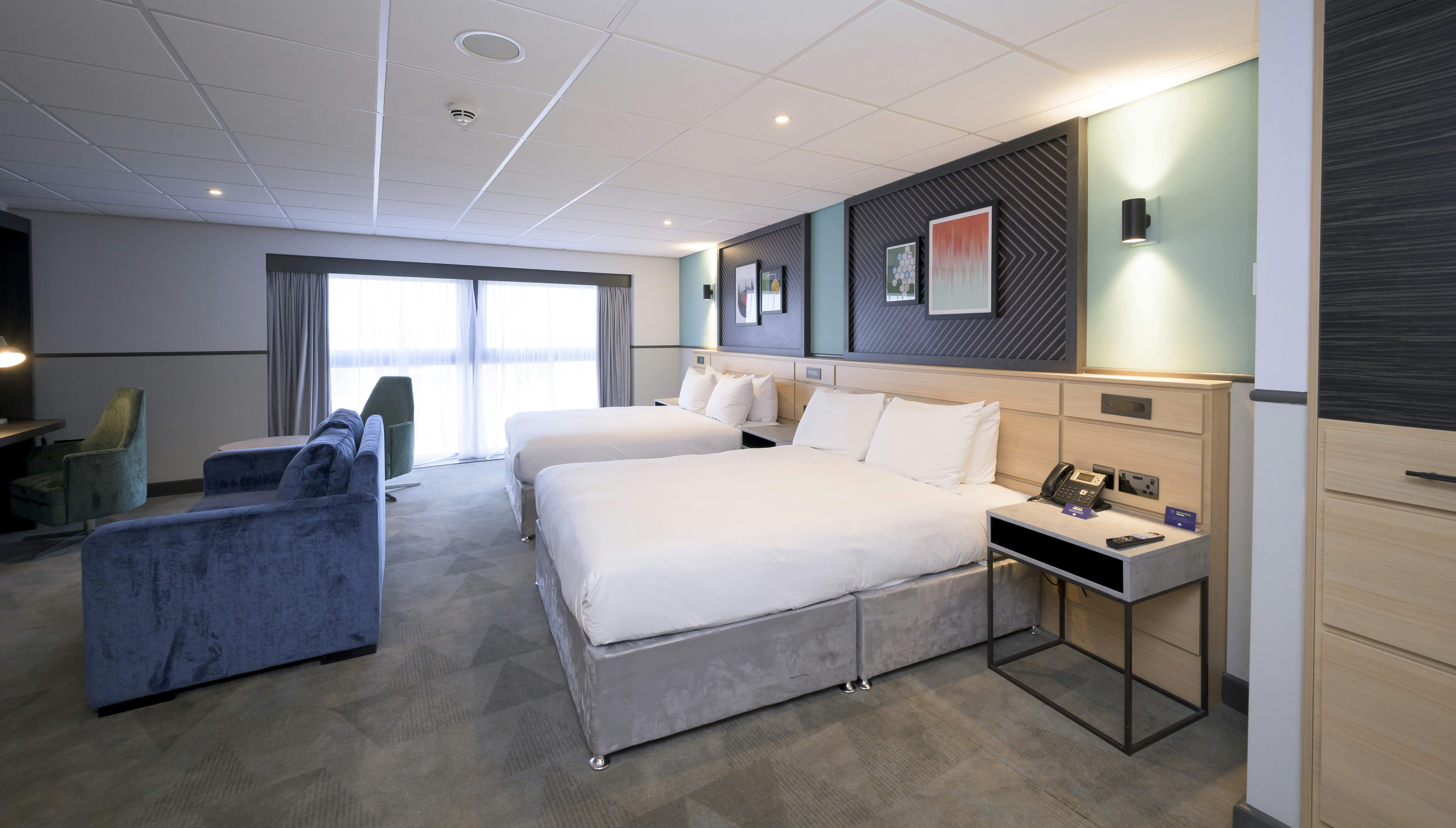 غرفة ديلوكس بسريرين كوين، DoubleTree by Hilton Coventry Building Society Arena 7/10