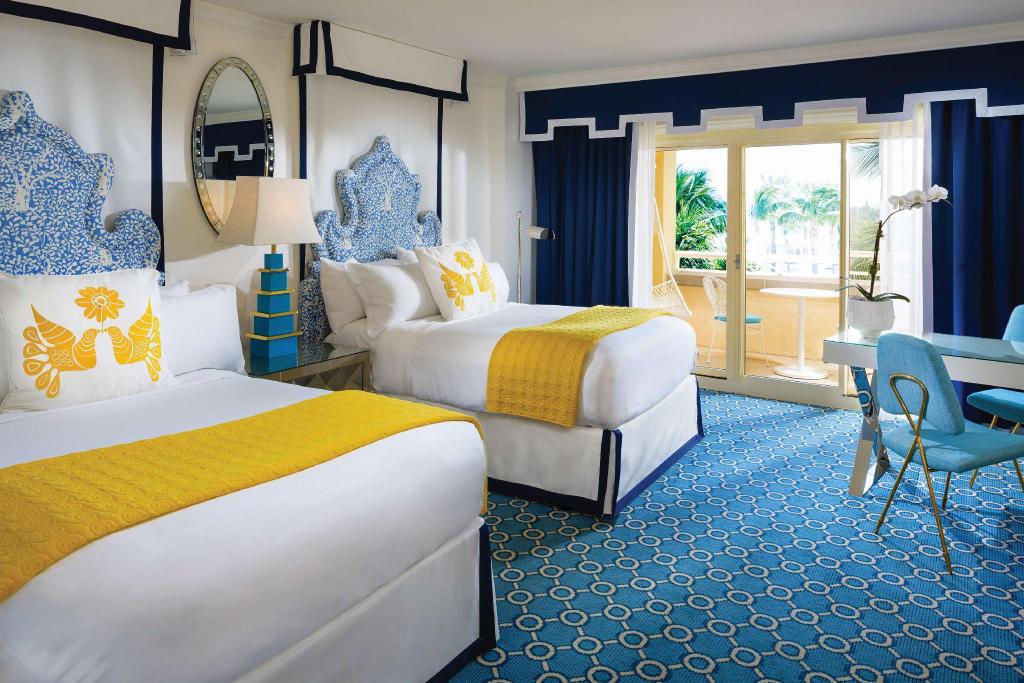 Room, 2 Double Beds, Ocean View, Club Floor