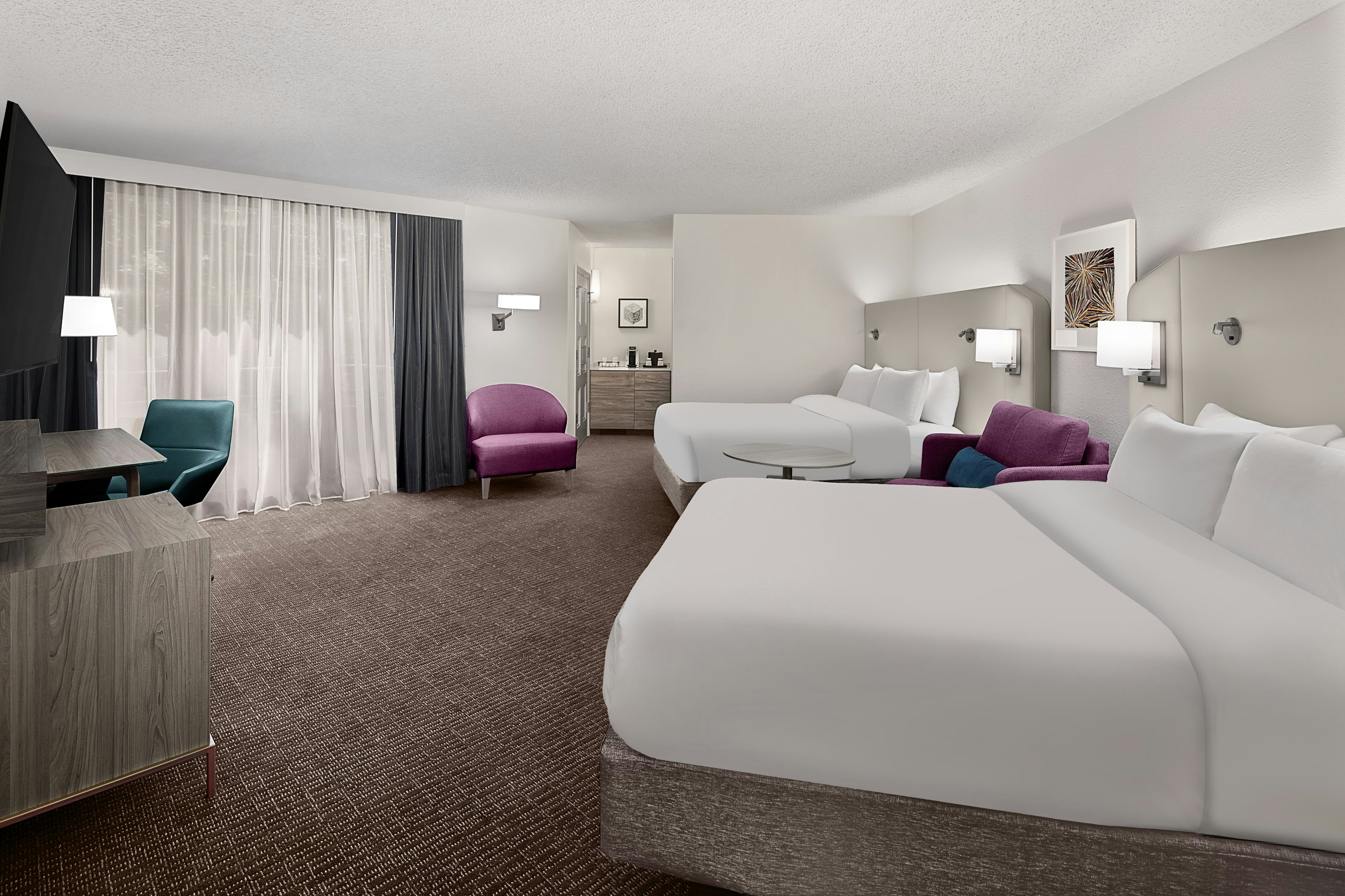 Worklife, Premium, 2 Queen Beds, Corner