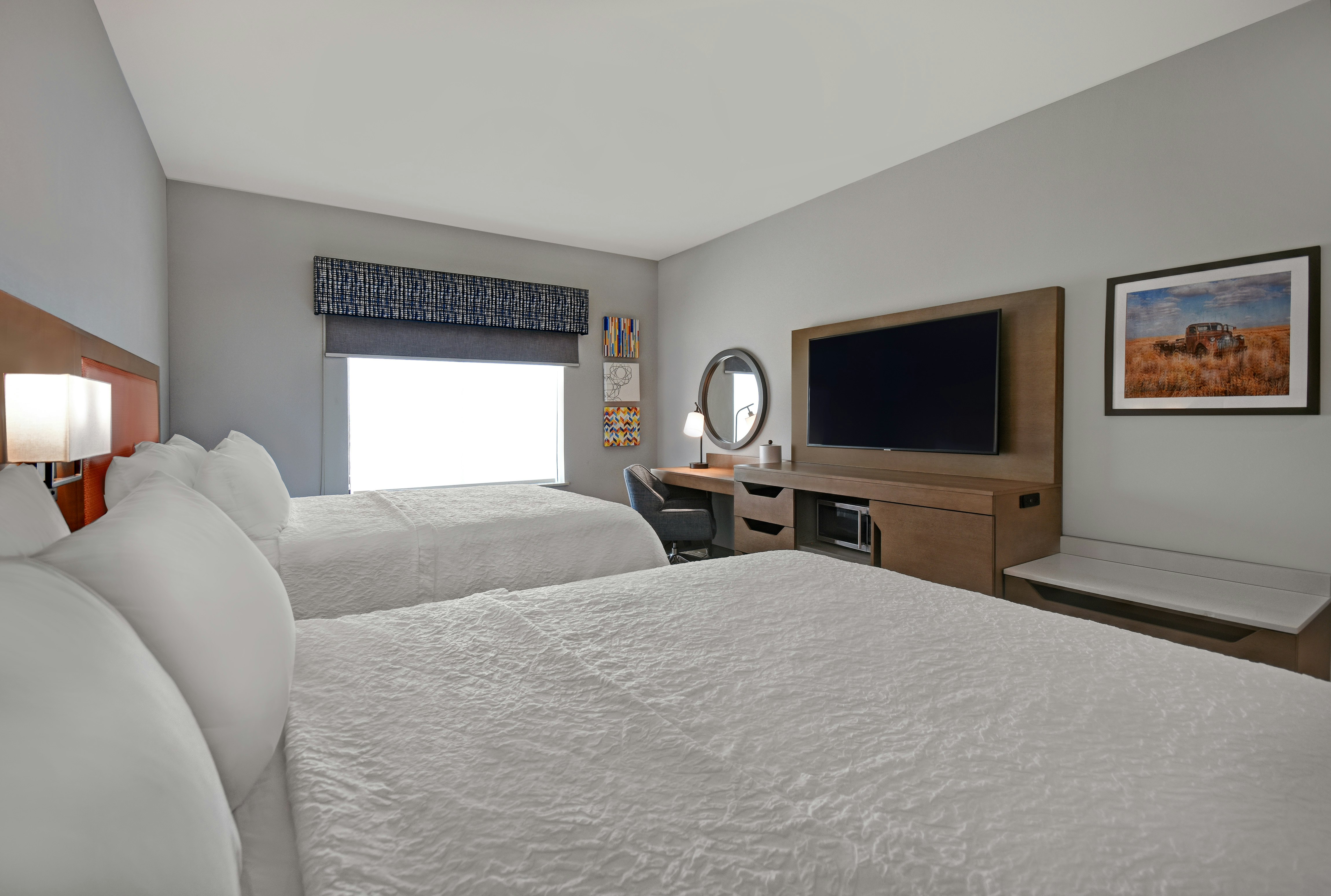 غرفة بسريرين كوين، Hampton Inn Midland South 3/4
