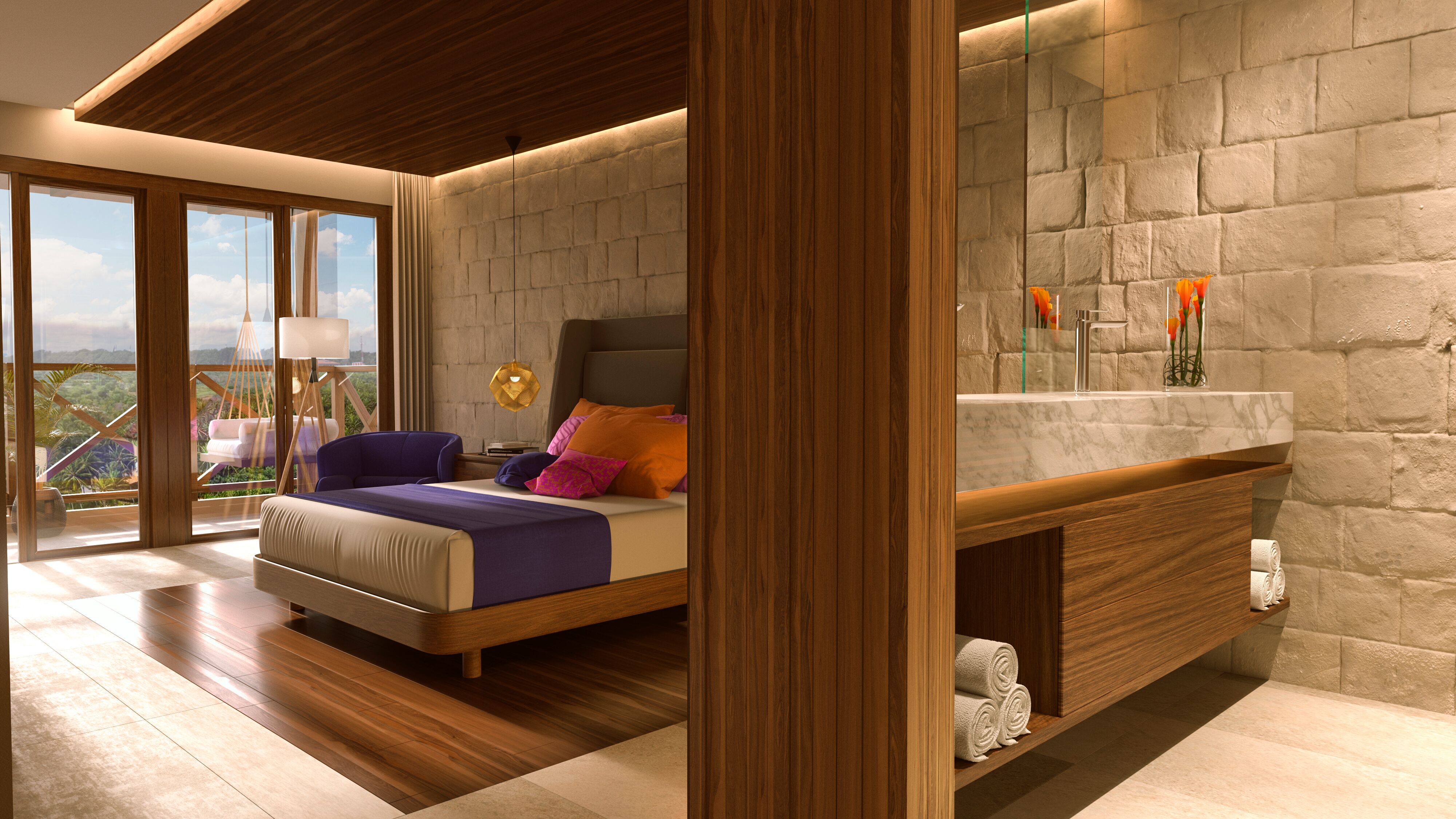 Luxury, King Bed