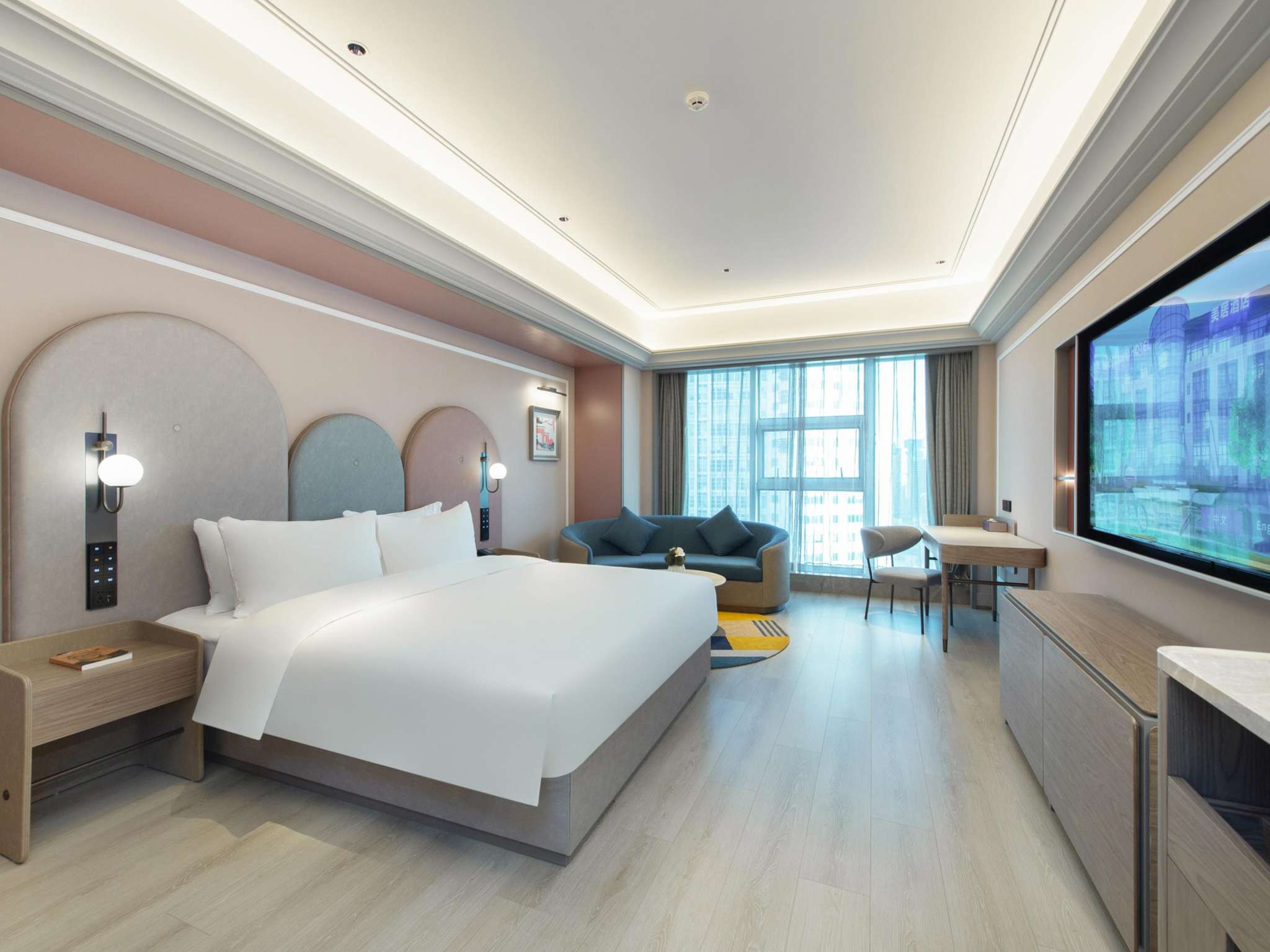 غرفة ديلوكس بسرير كينج، Mercure Haikou City Center 2/3